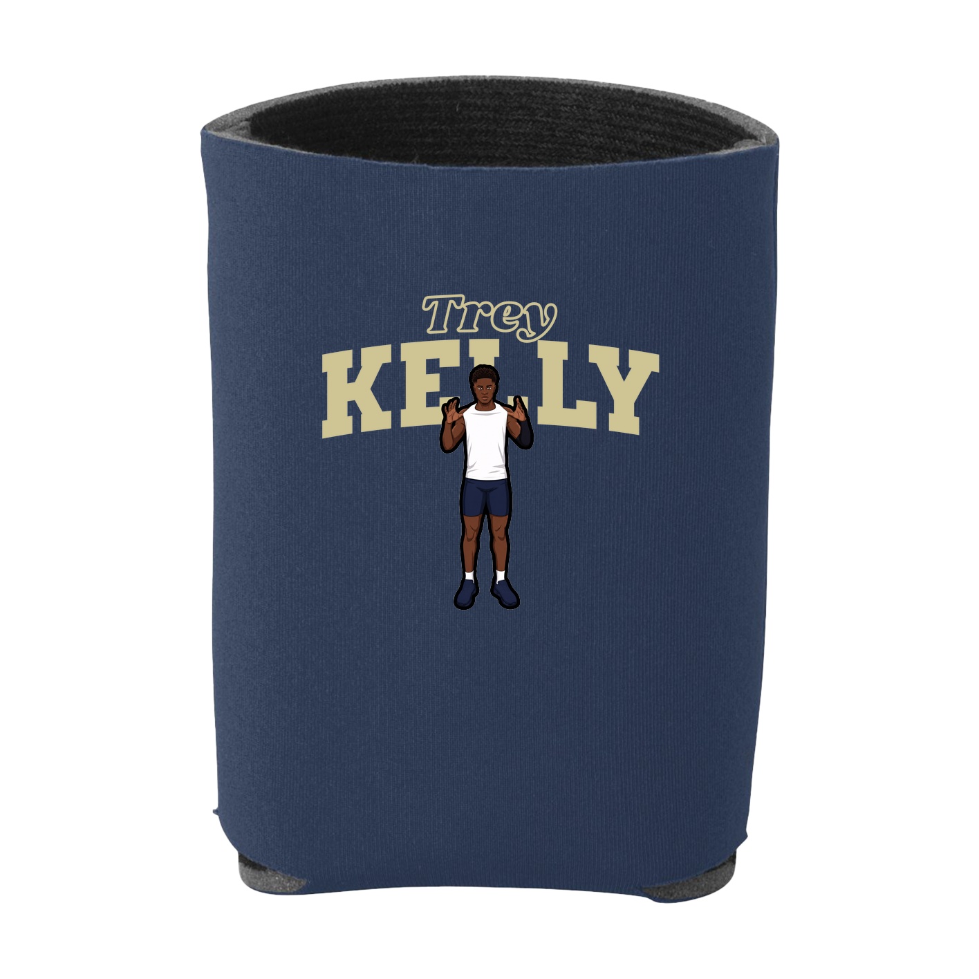 Can Holder — Name Arch in Navy