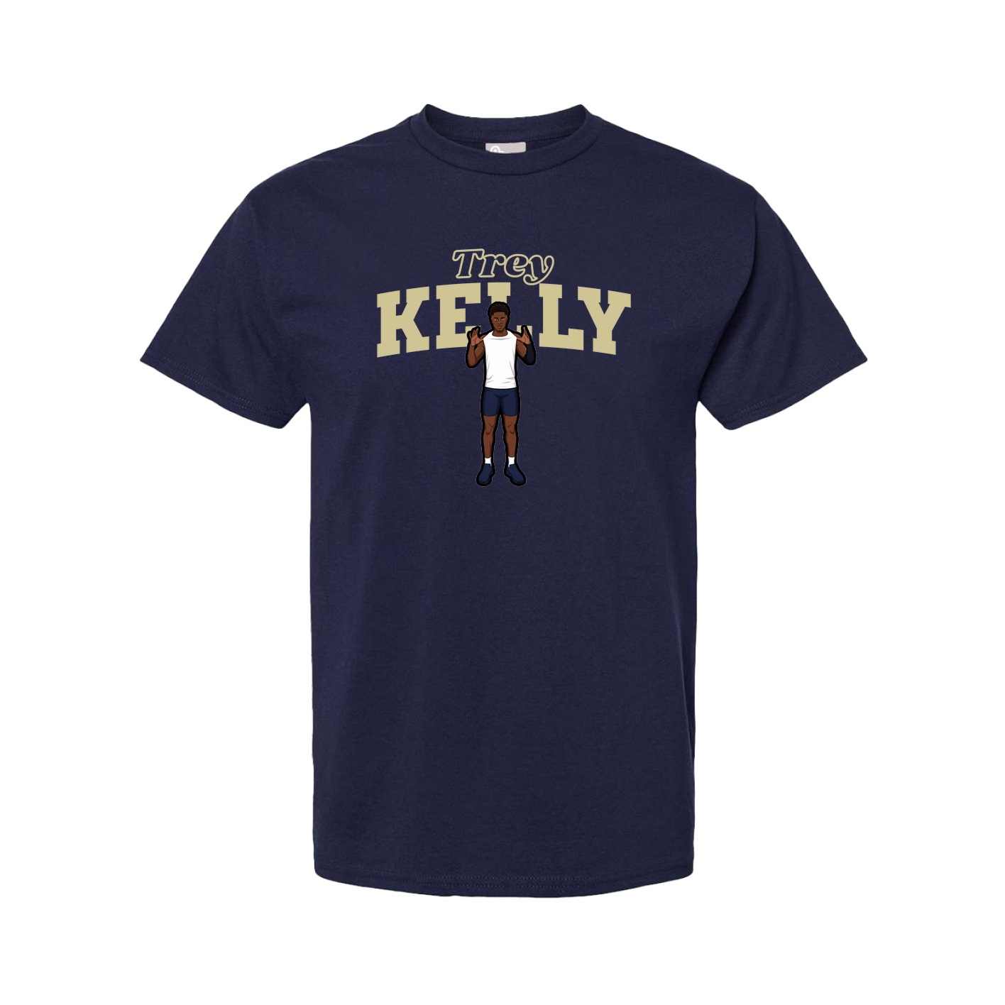 Tee — Name Arch in Navy