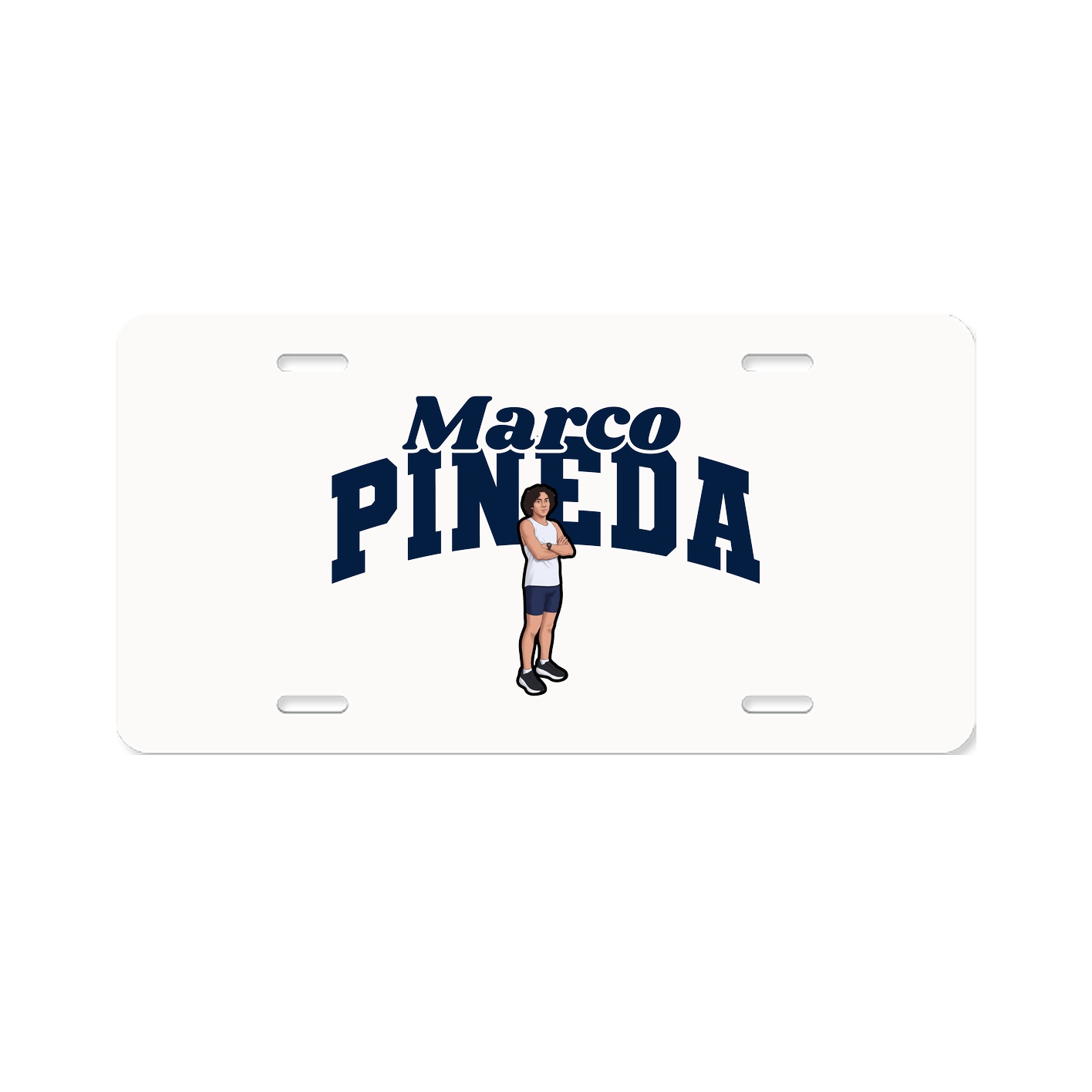 License Plate — Signature Arch in Classic