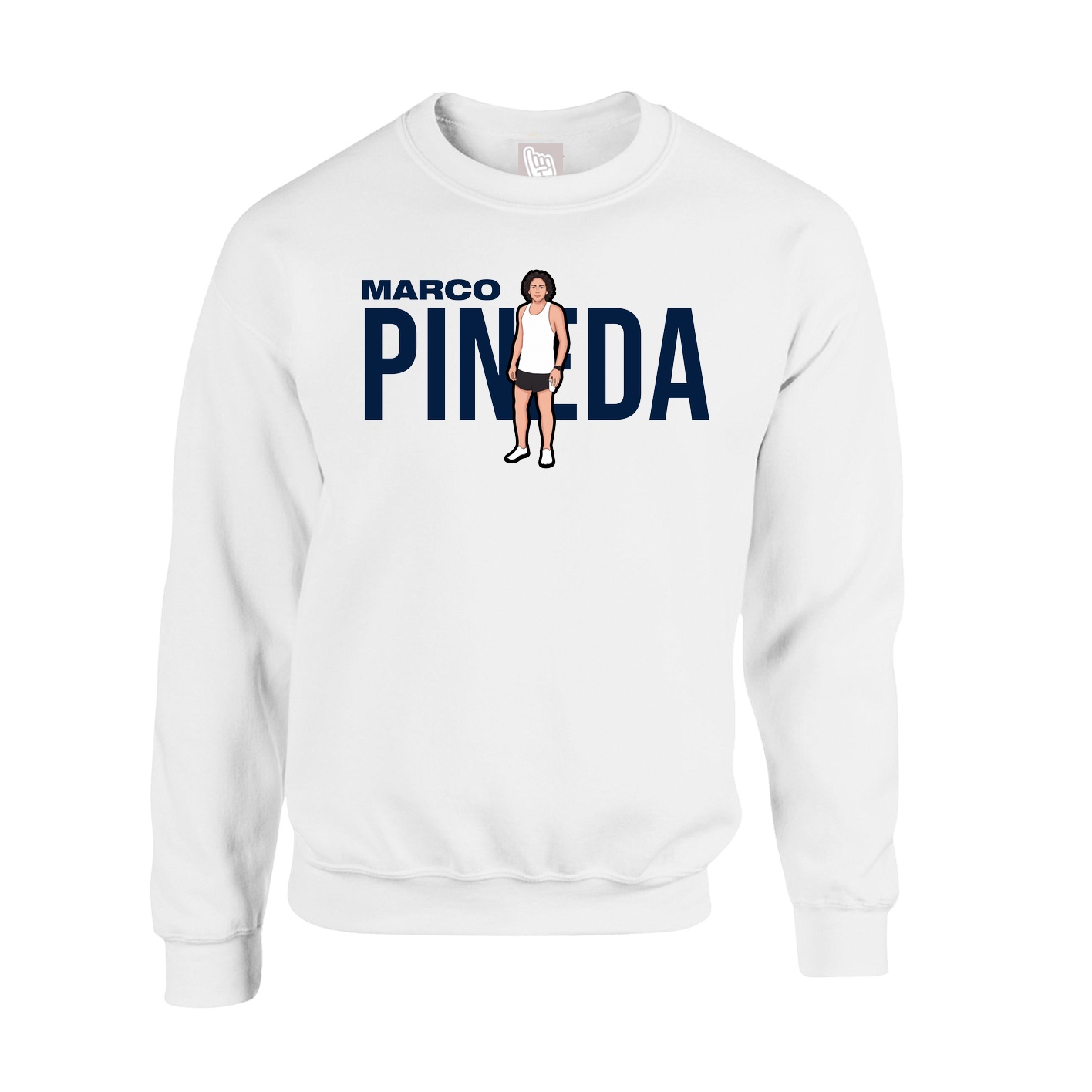 Fleece Crew — Player Name in White