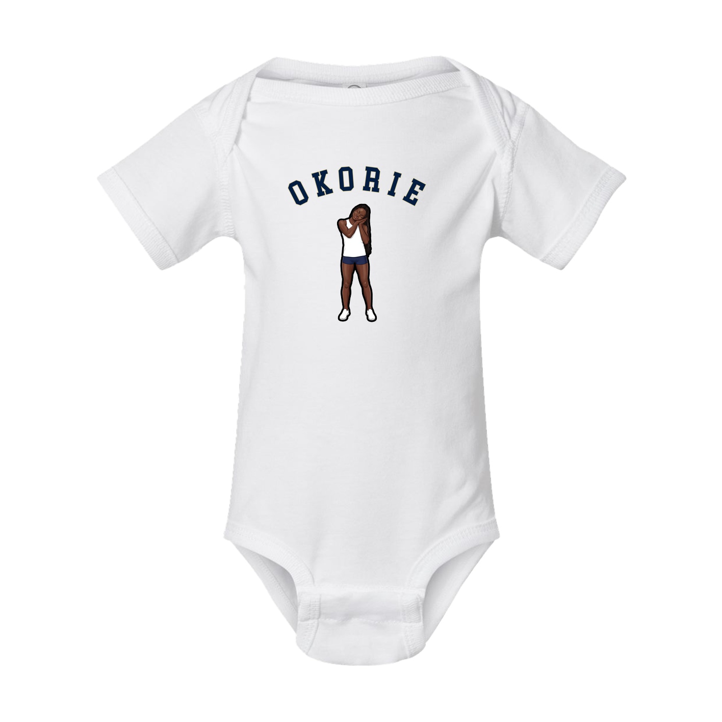 Baby Onesie — Shirsey Arch in White