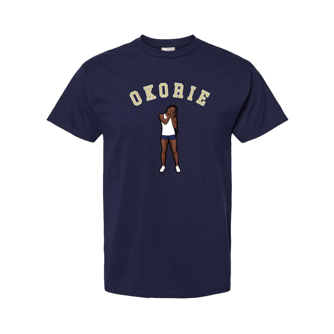 Youth Tee — Shirsey Arch in Navy