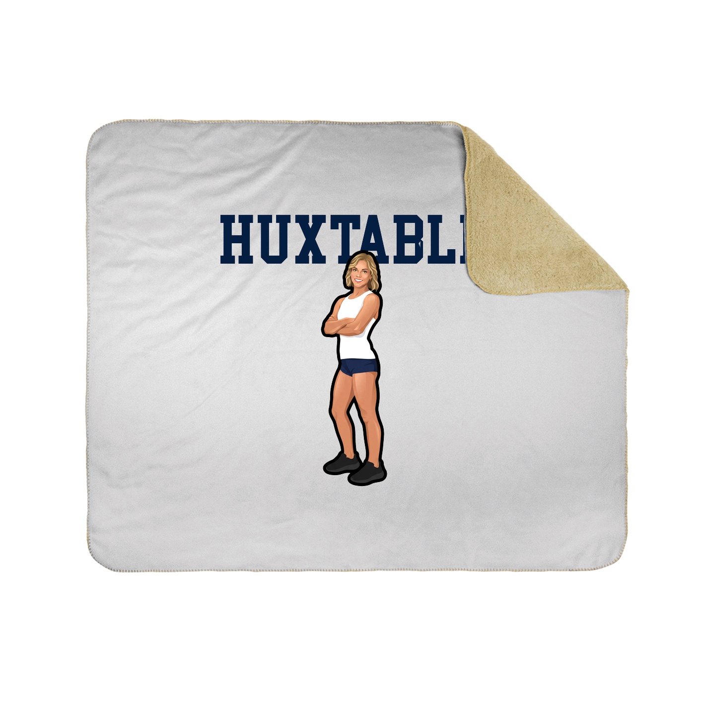 Throw Blanket — Shirsey in White