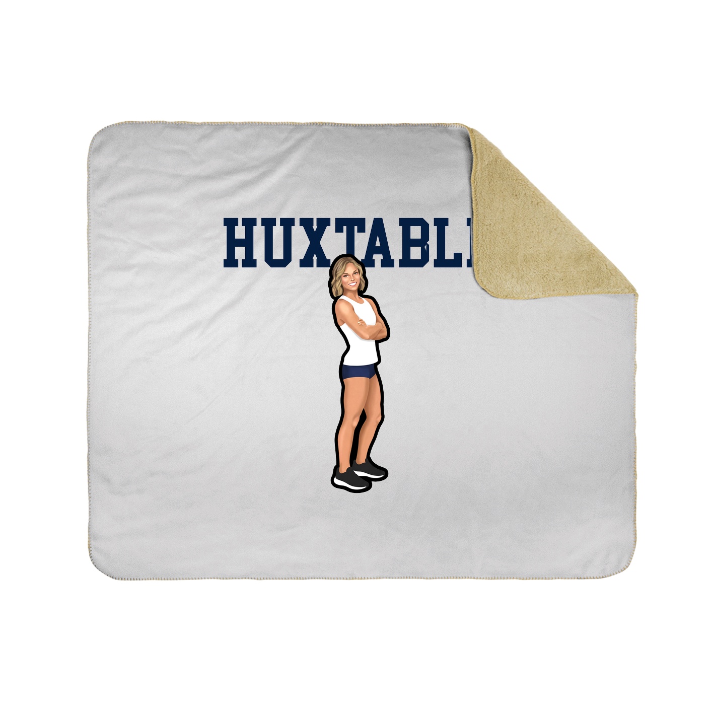 Throw Blanket — Shirsey in White