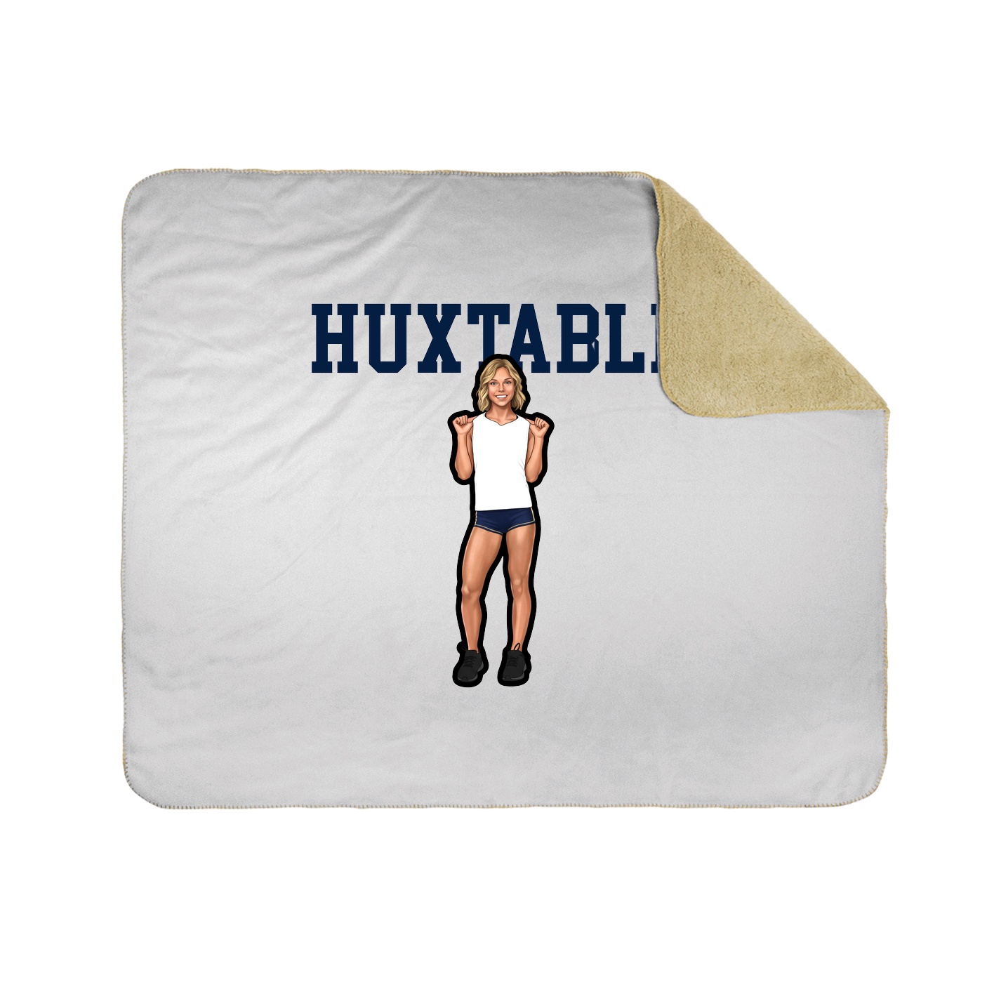 Throw Blanket — Shirsey in White