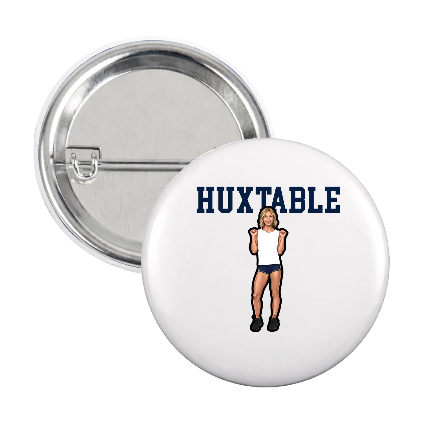 Game Day Button — Shirsey in White