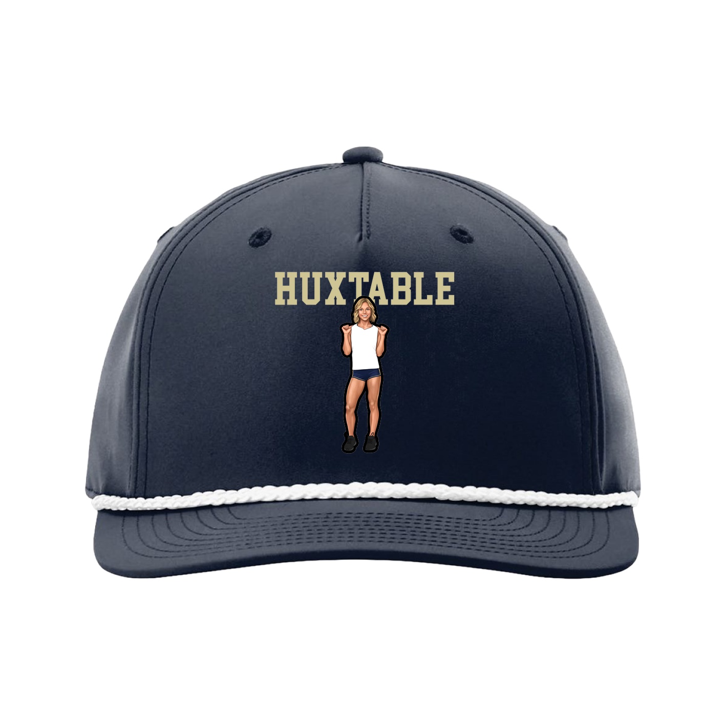 Five-Panel Classic Rope Cap — Shirsey in Navy