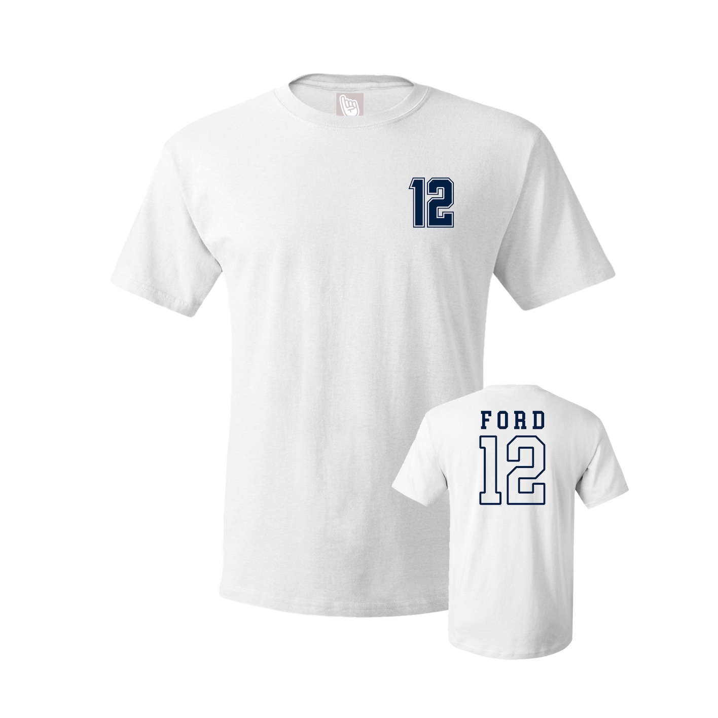 Tee — Chest Back in White
