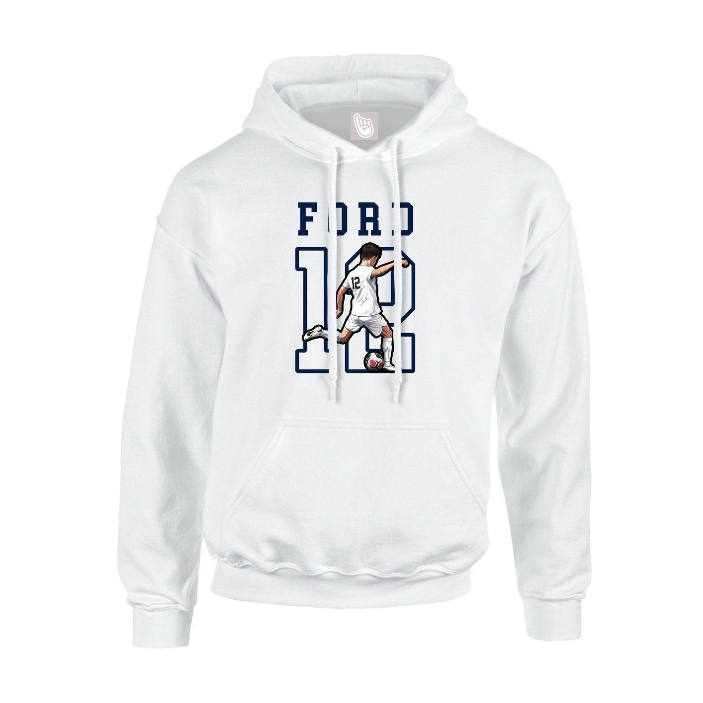 Youth Hoodie — Shirsey in White