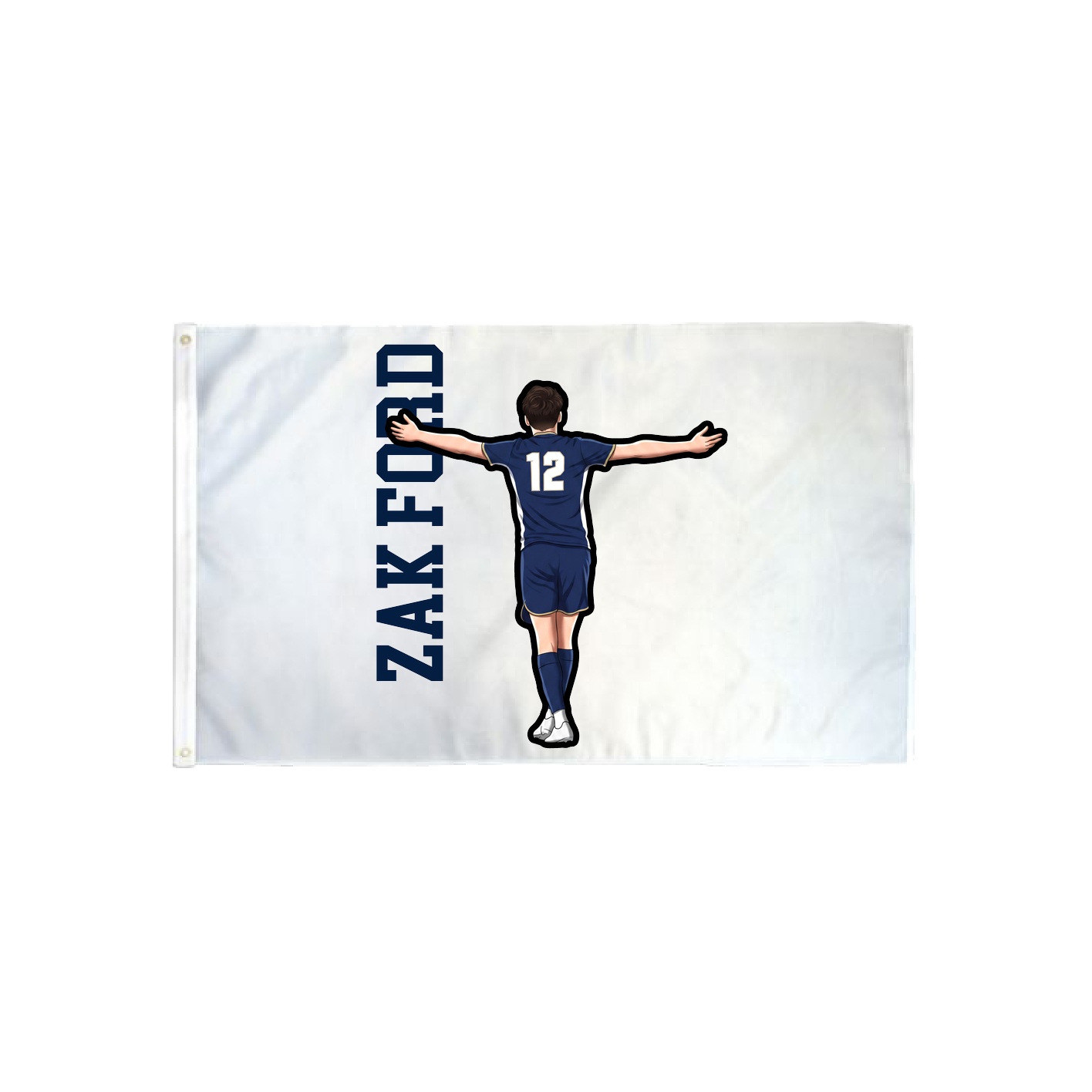 3x5 Flag — Name Vertical in Classic