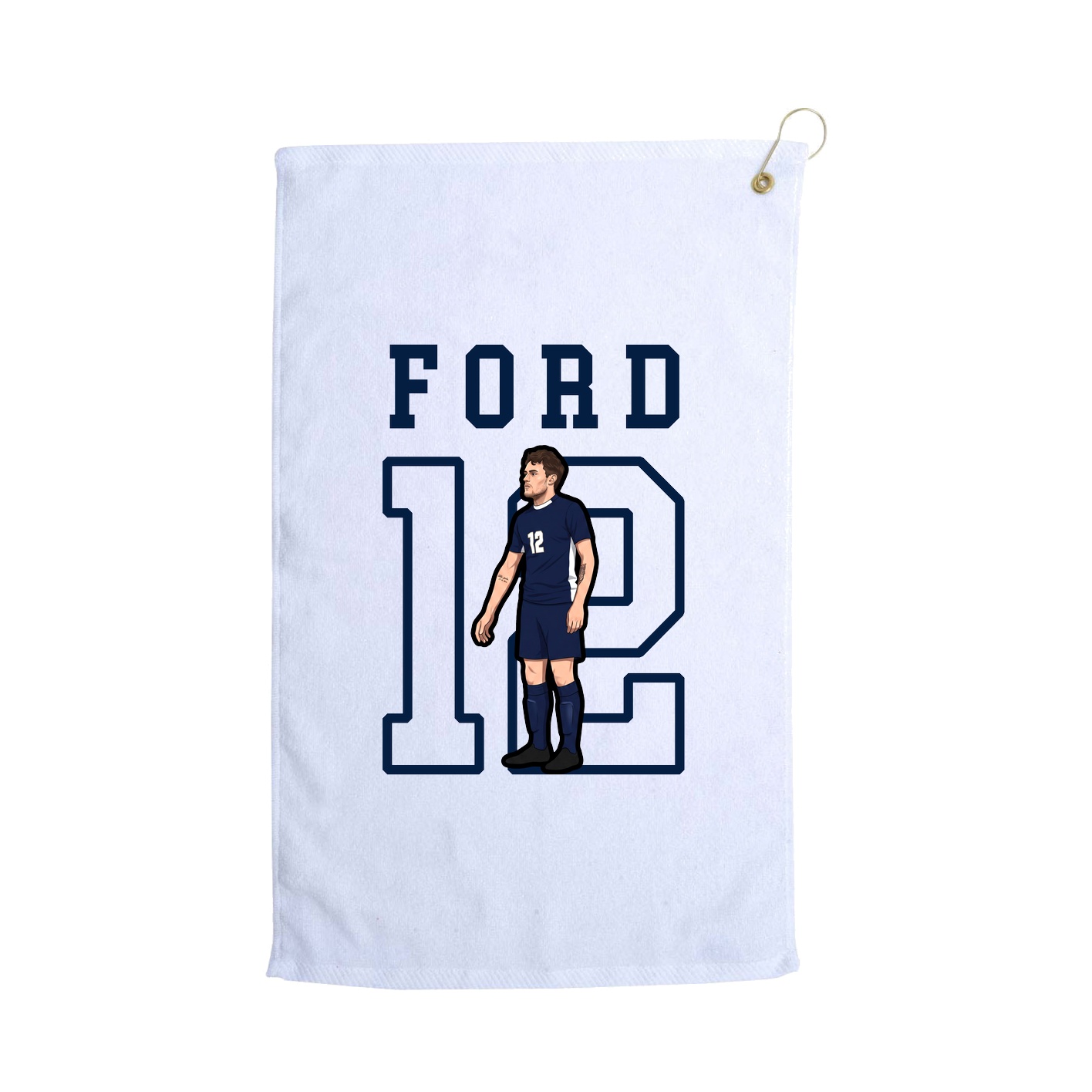 Golf Towel — Shirsey in White