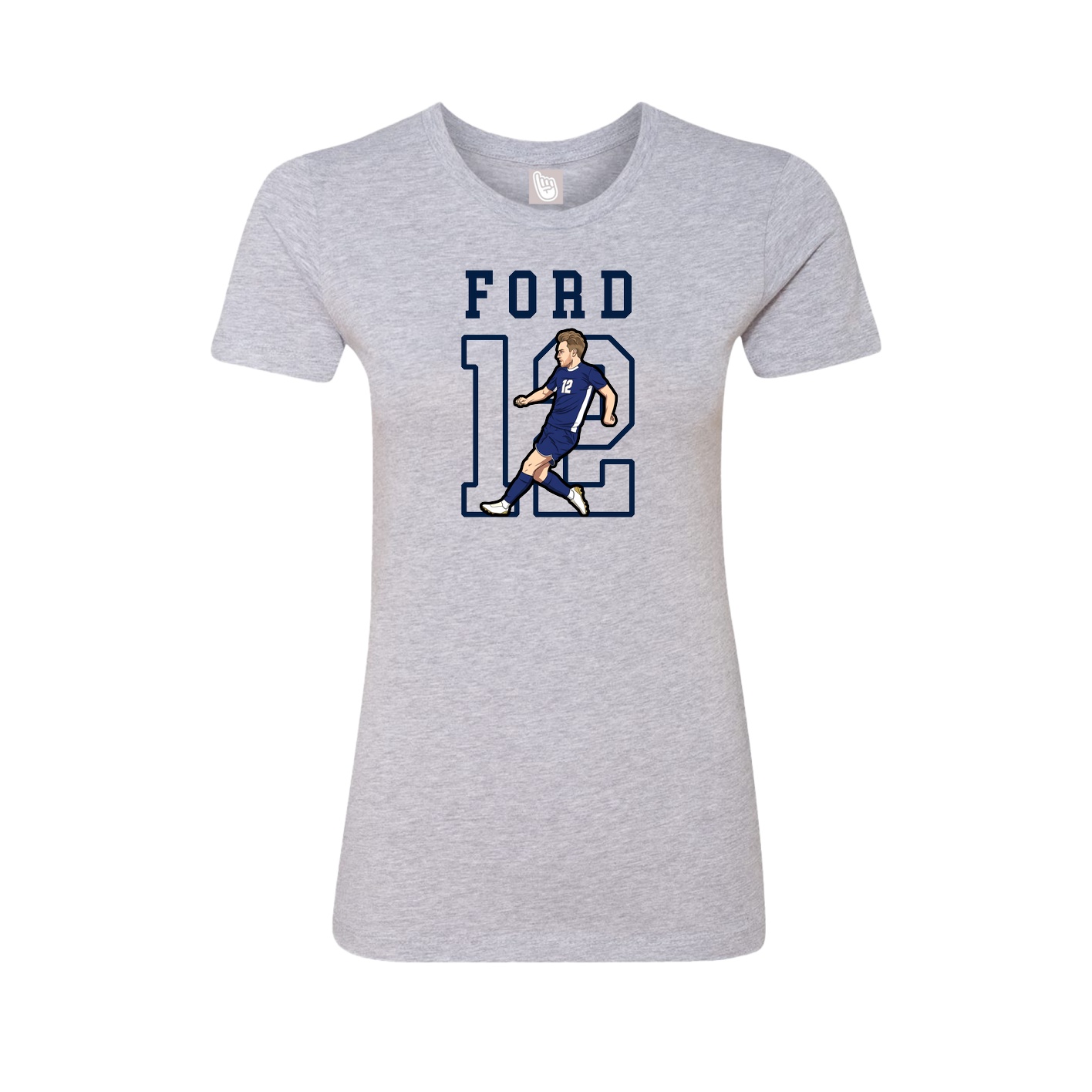 Fitted Women's Tee — Shirsey in Grey