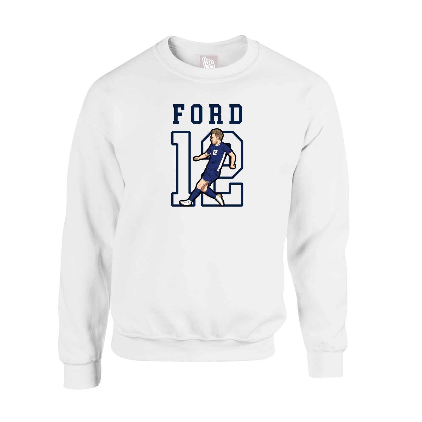Fleece Crew — Shirsey in White