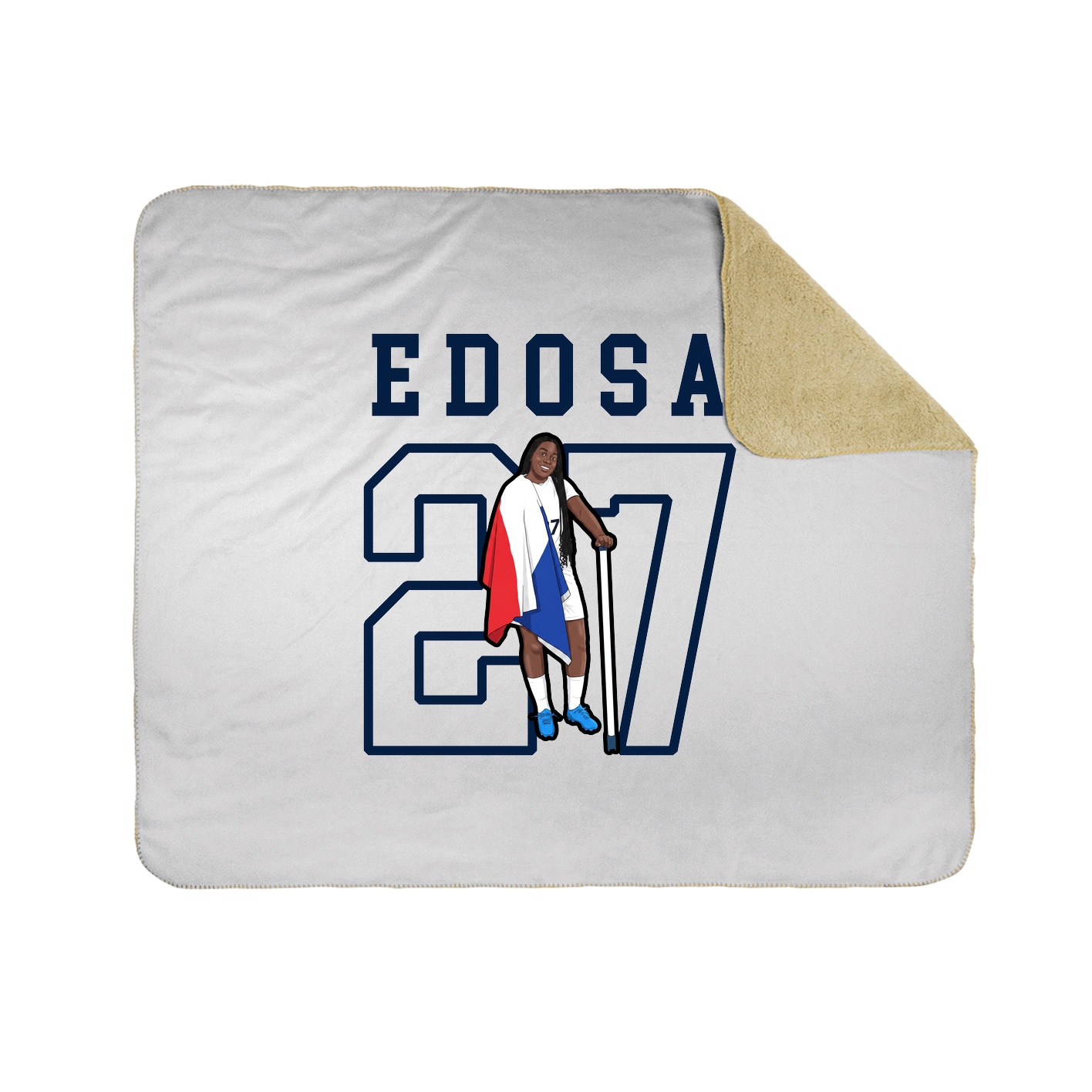 Throw Blanket — Shirsey in White