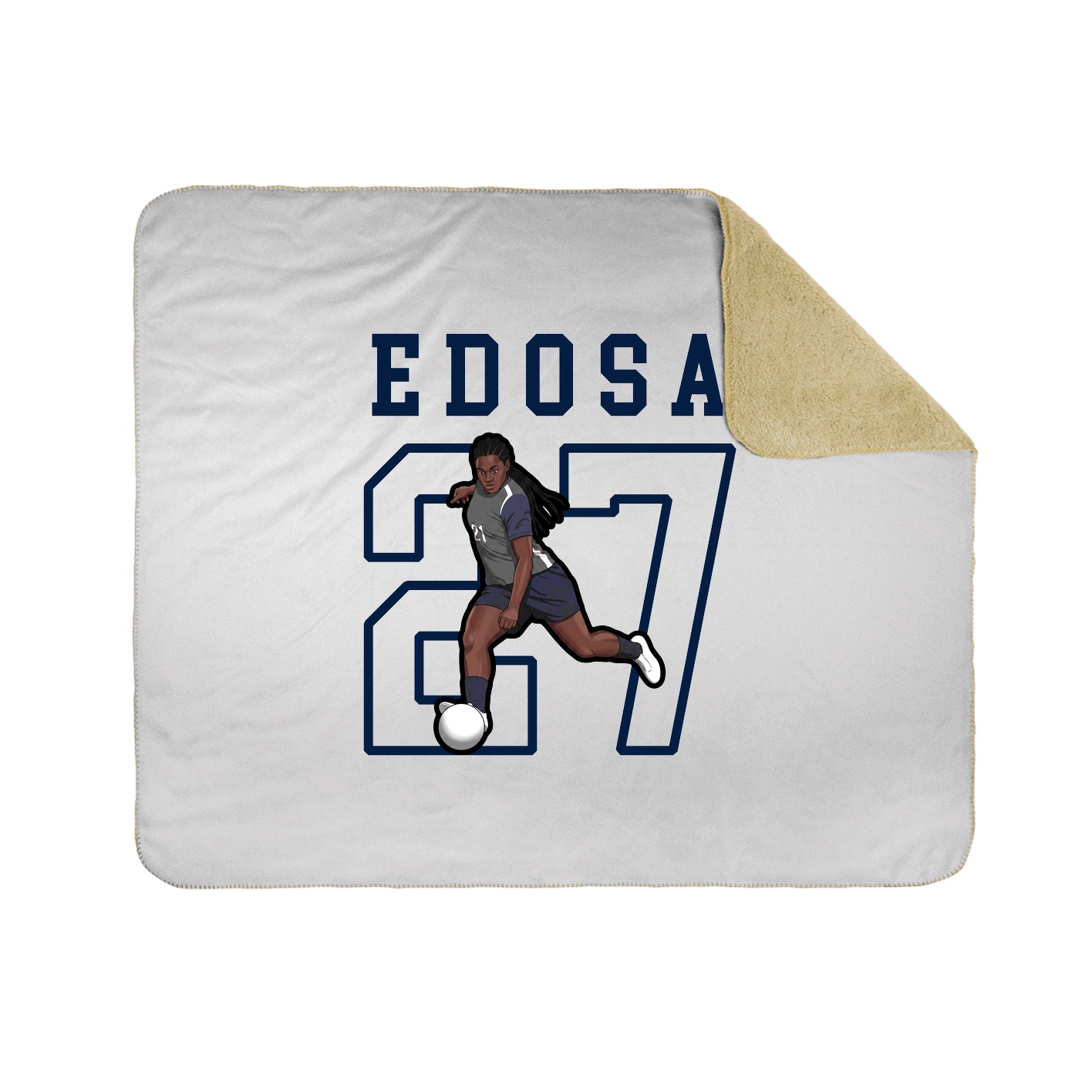 Throw Blanket — Shirsey in White