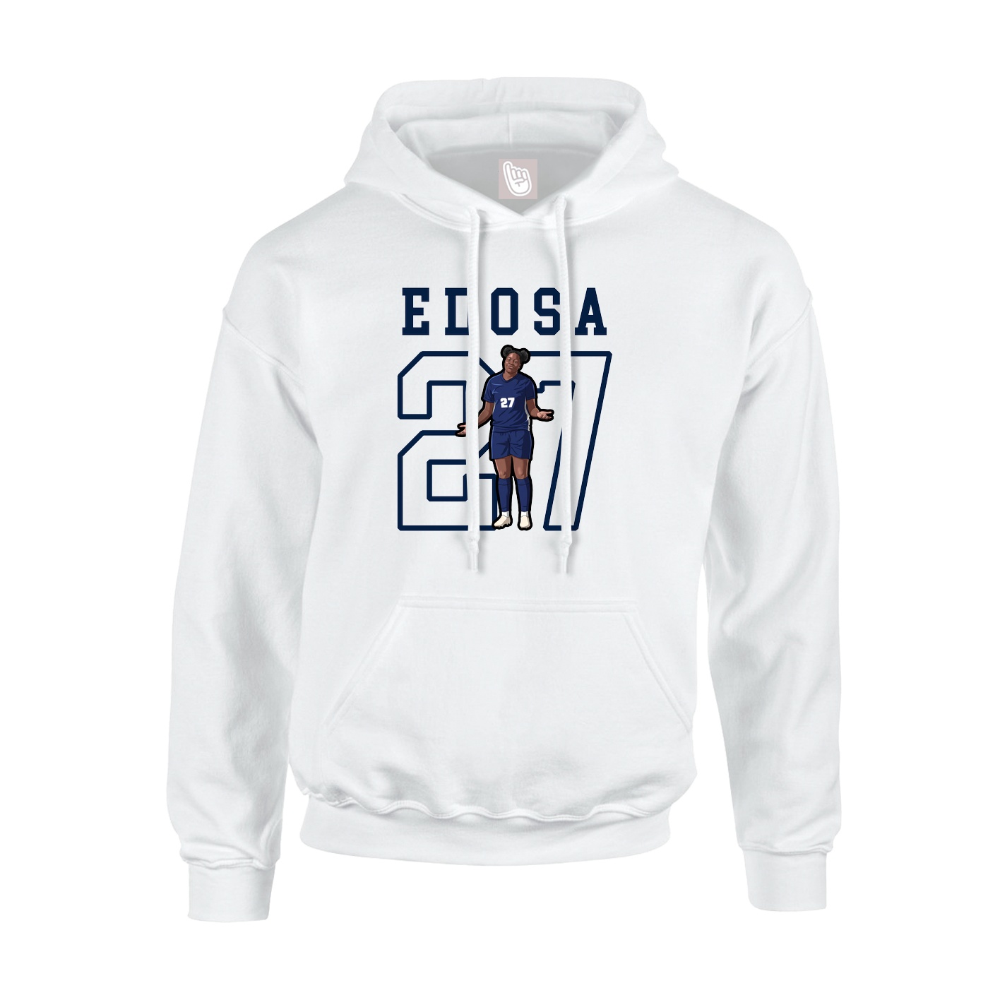 Hoodie — Shirsey in White