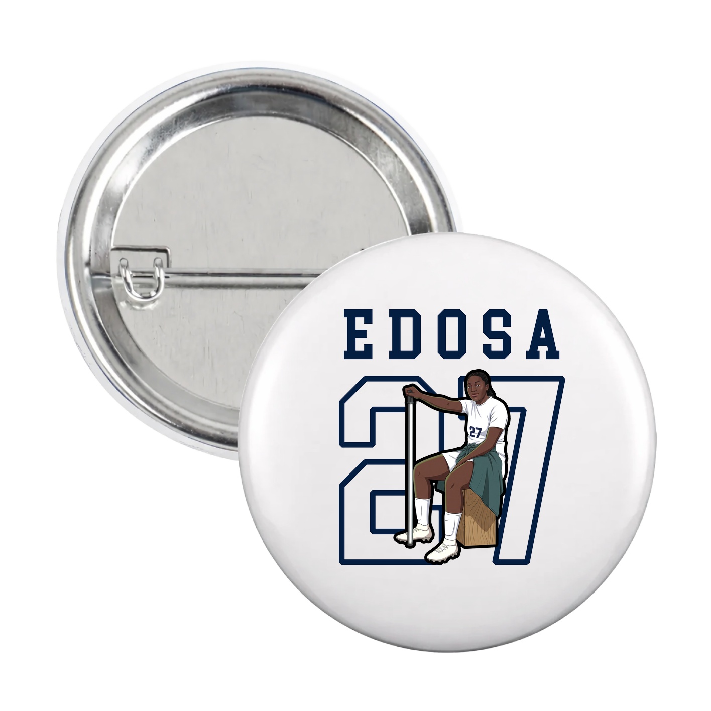 Game Day Button — Shirsey in White