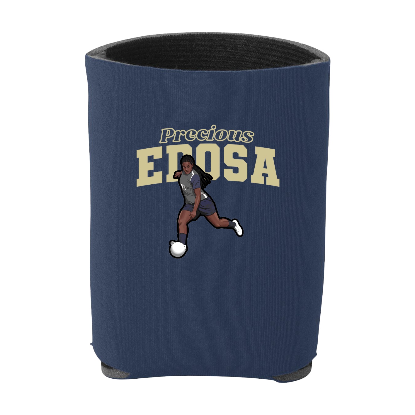 Can Holder — Name Arch in Navy