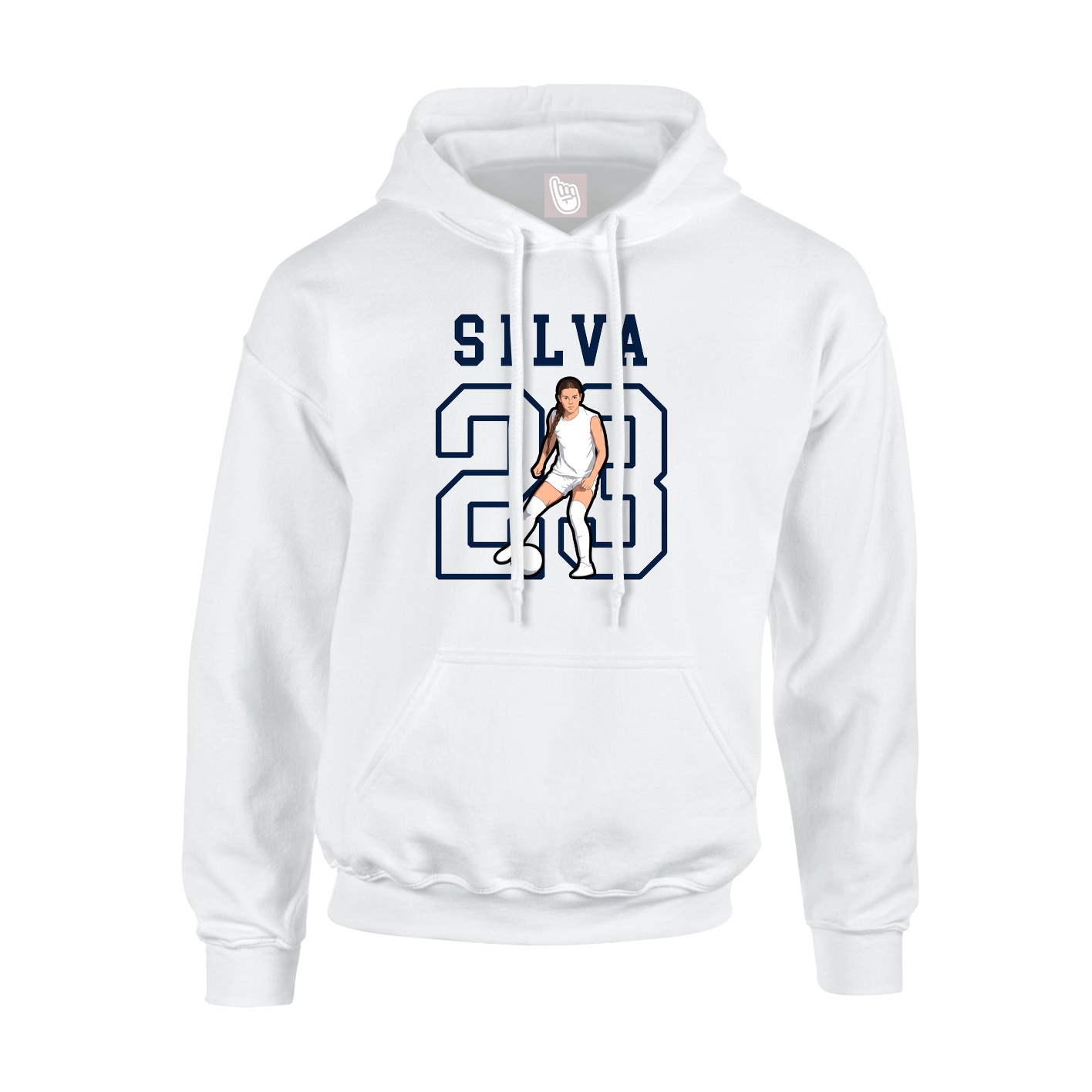 Youth Hoodie — Shirsey in White