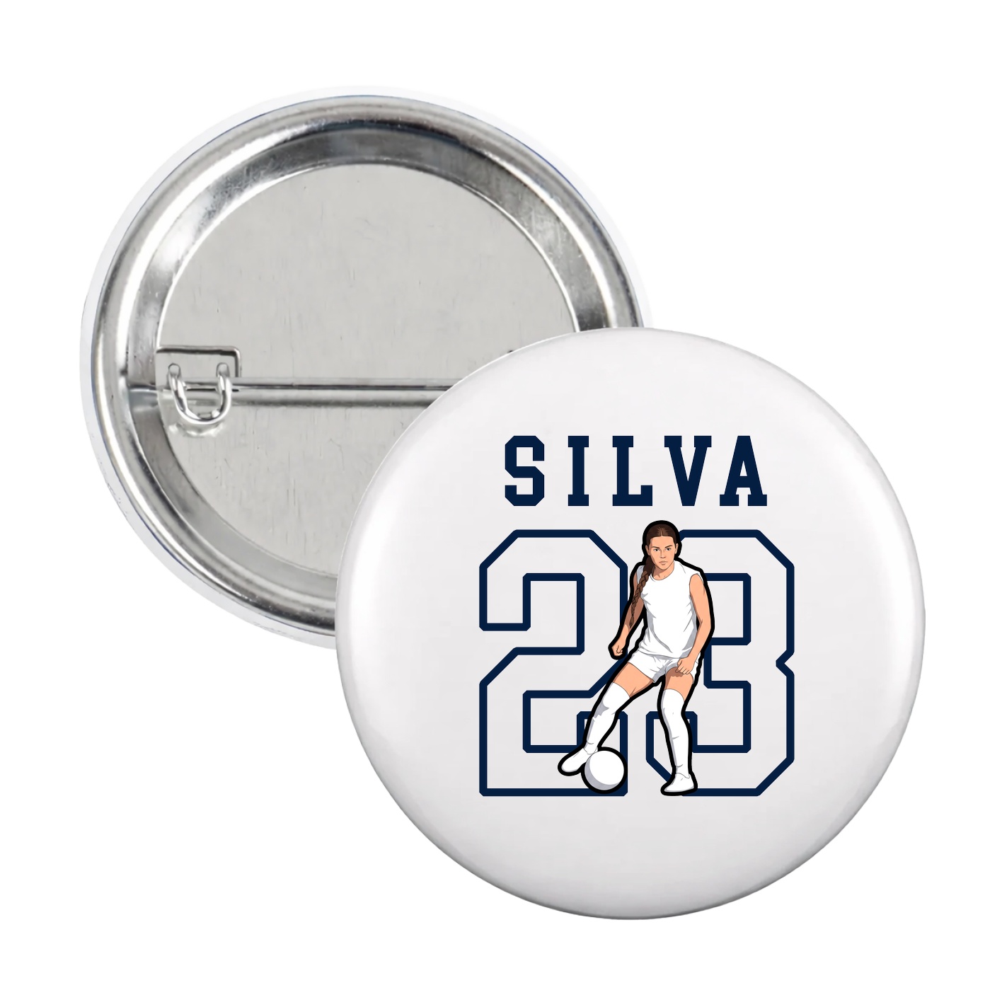 Game Day Button — Shirsey in White