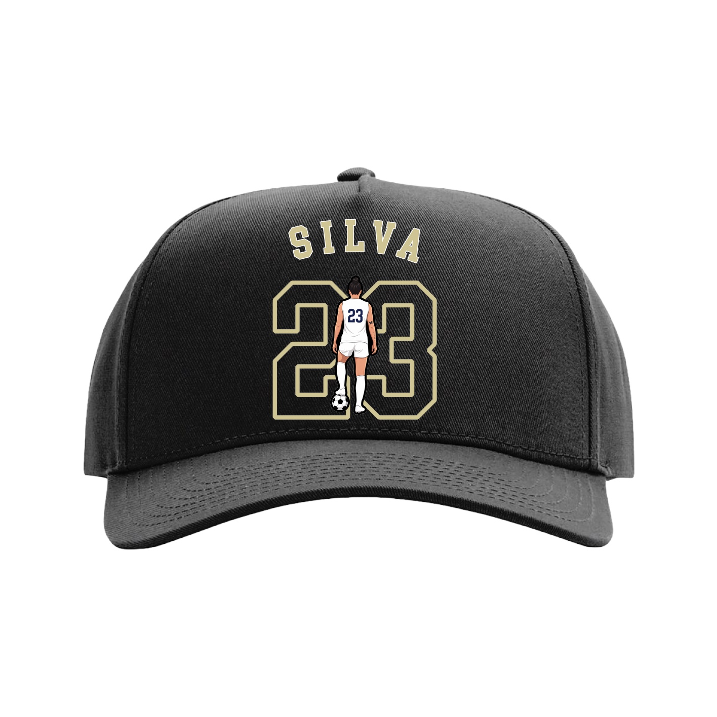 Full Fabric Five-Panel Champ Cap