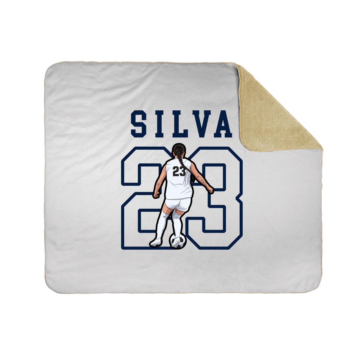Throw Blanket — Shirsey in White