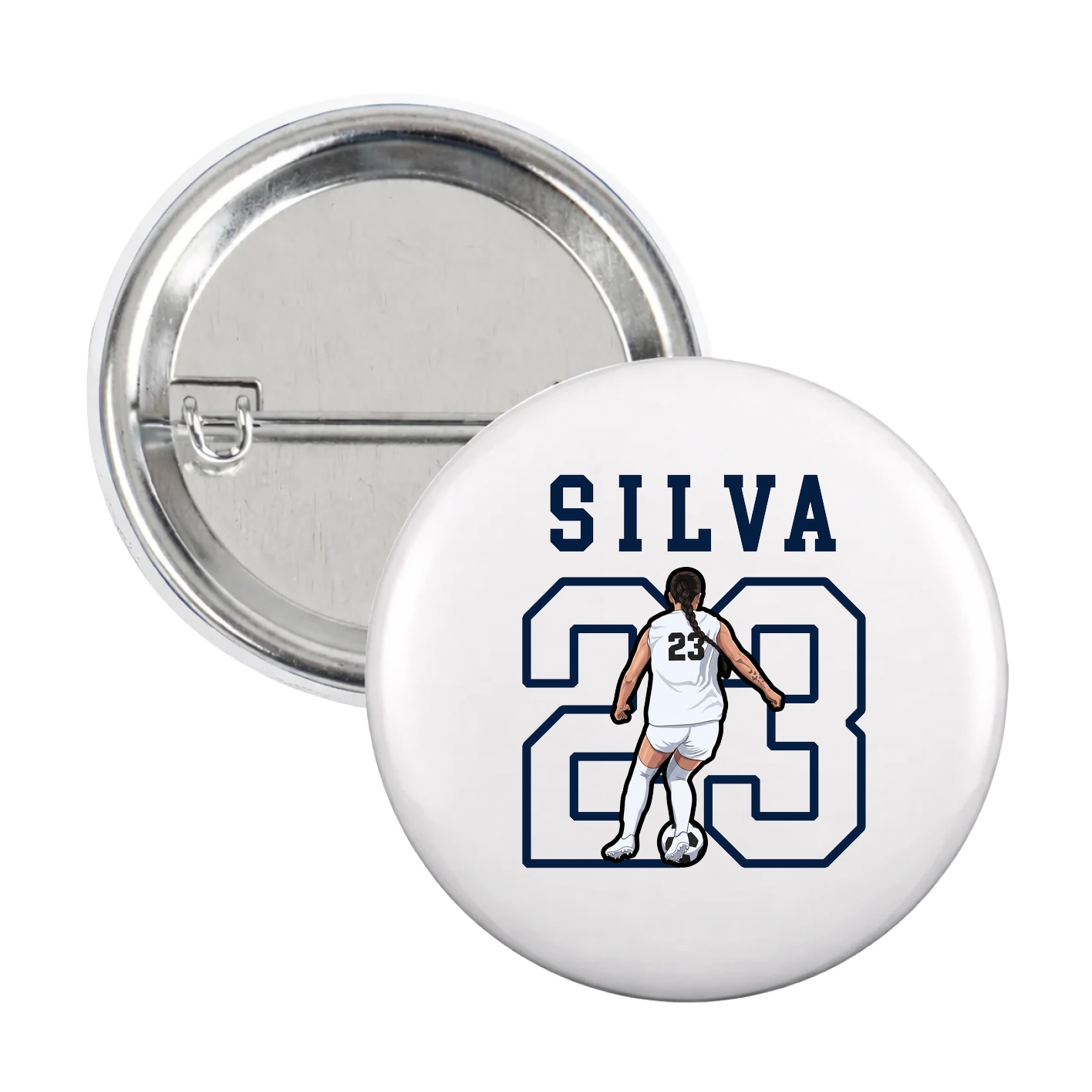 Game Day Button — Shirsey in White