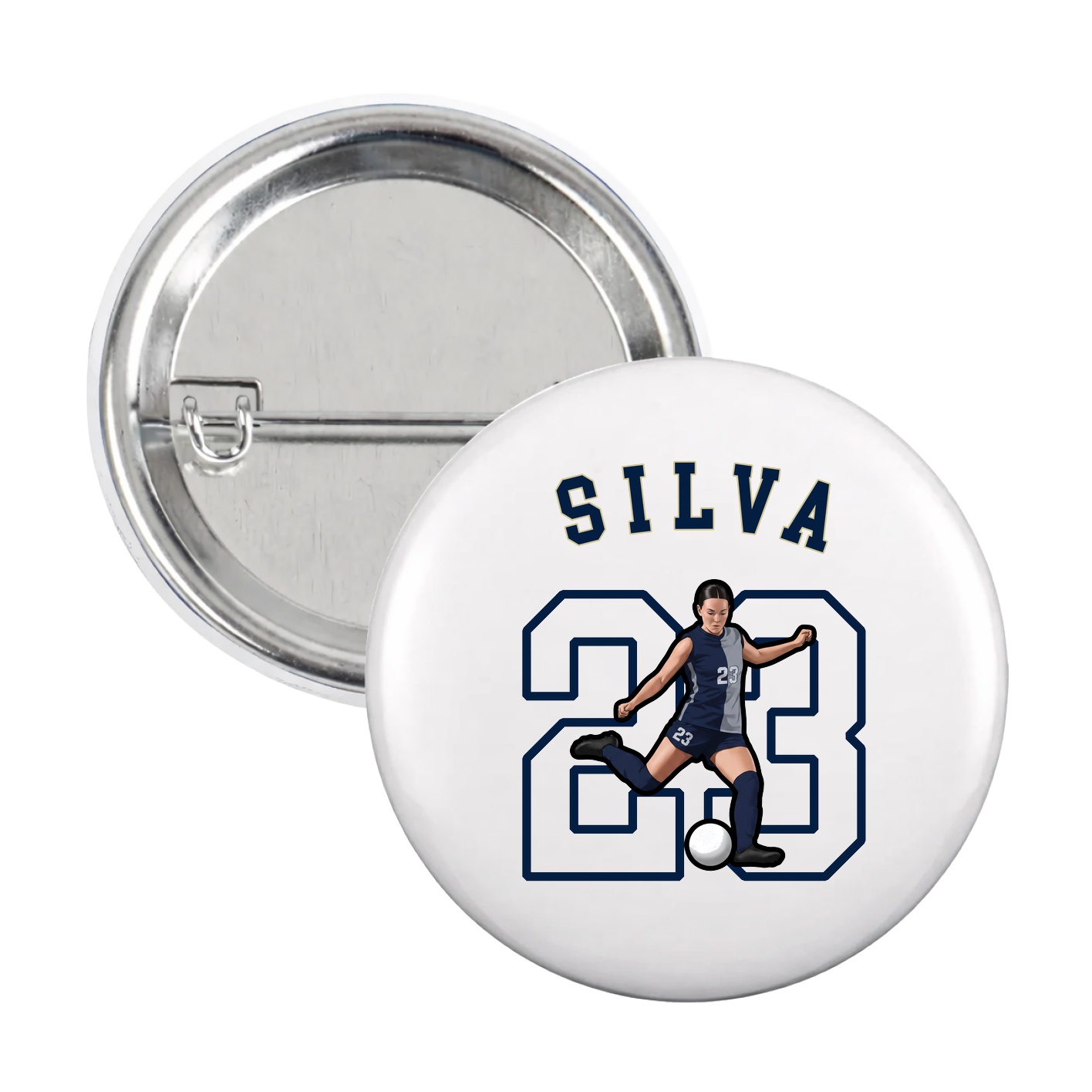 Game Day Button — Shirsey Arch in White