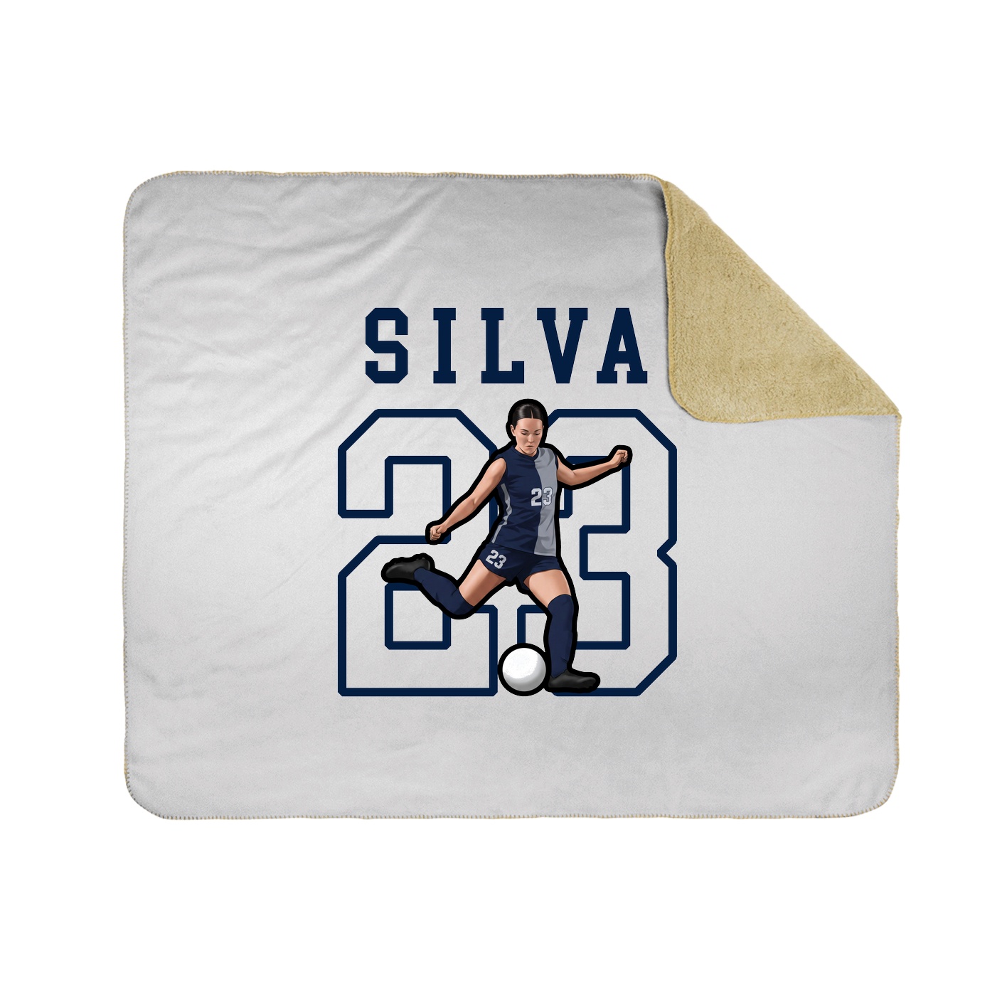 Throw Blanket — Shirsey in White