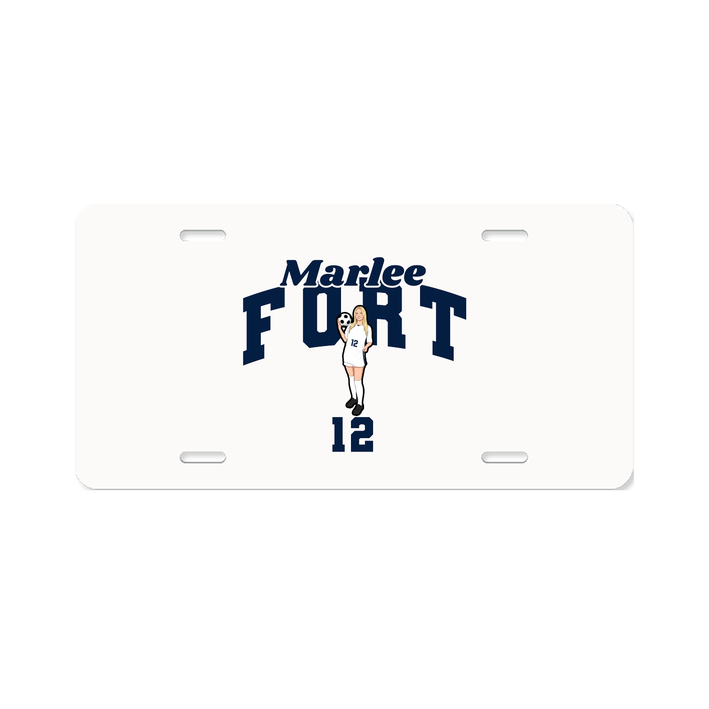 License Plate — Signature Arch in Classic