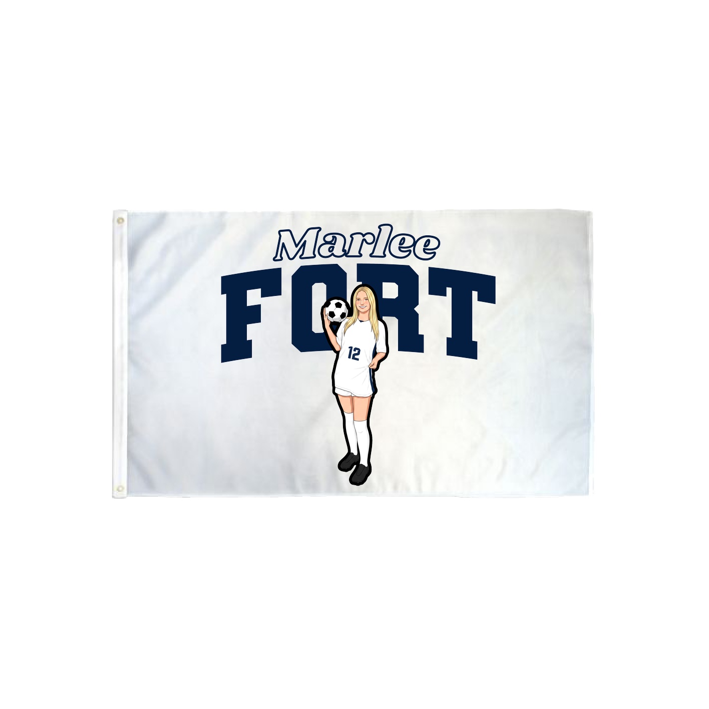 3x5 Flag — Name Arch in Classic