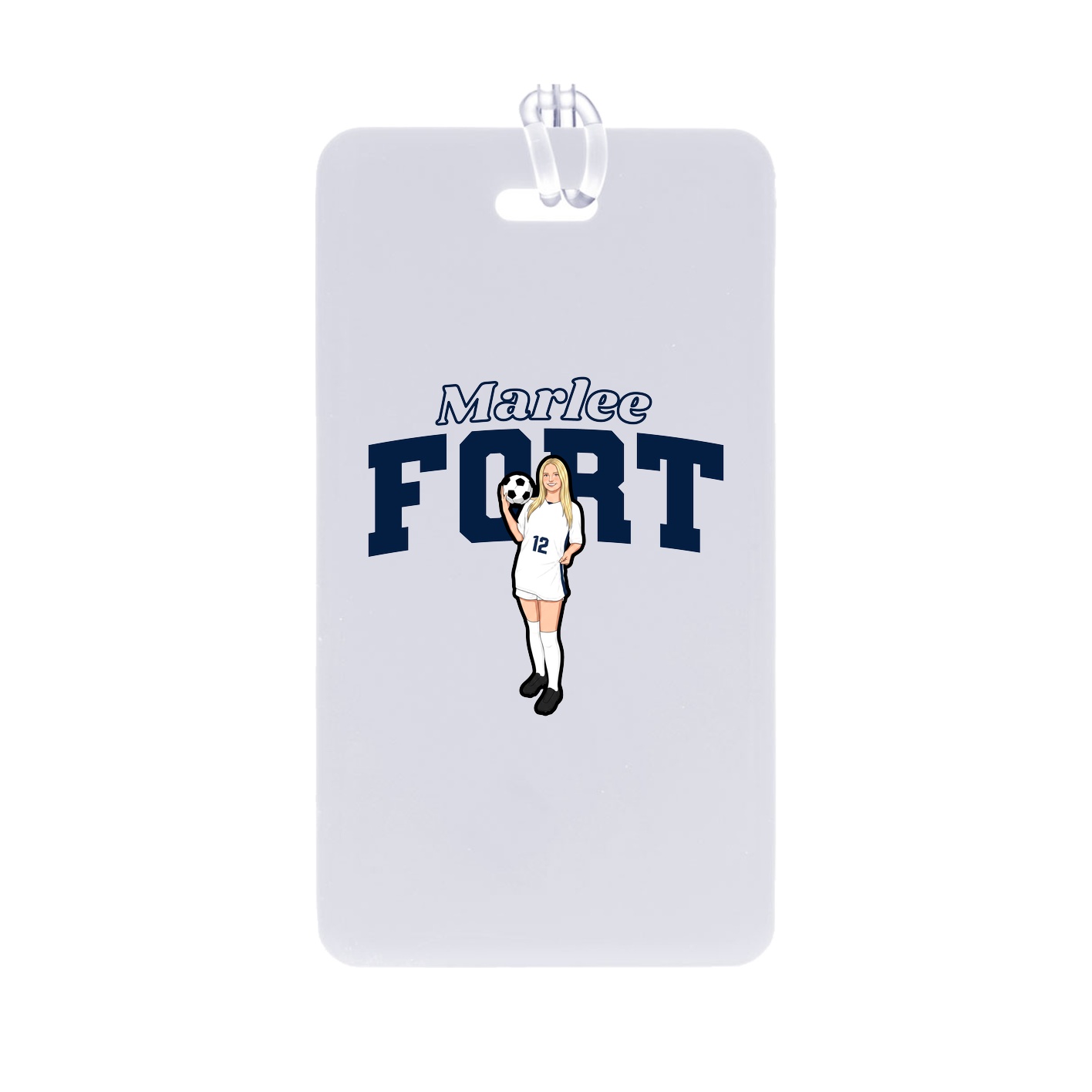 Bag Tag — Name Arch in Classic