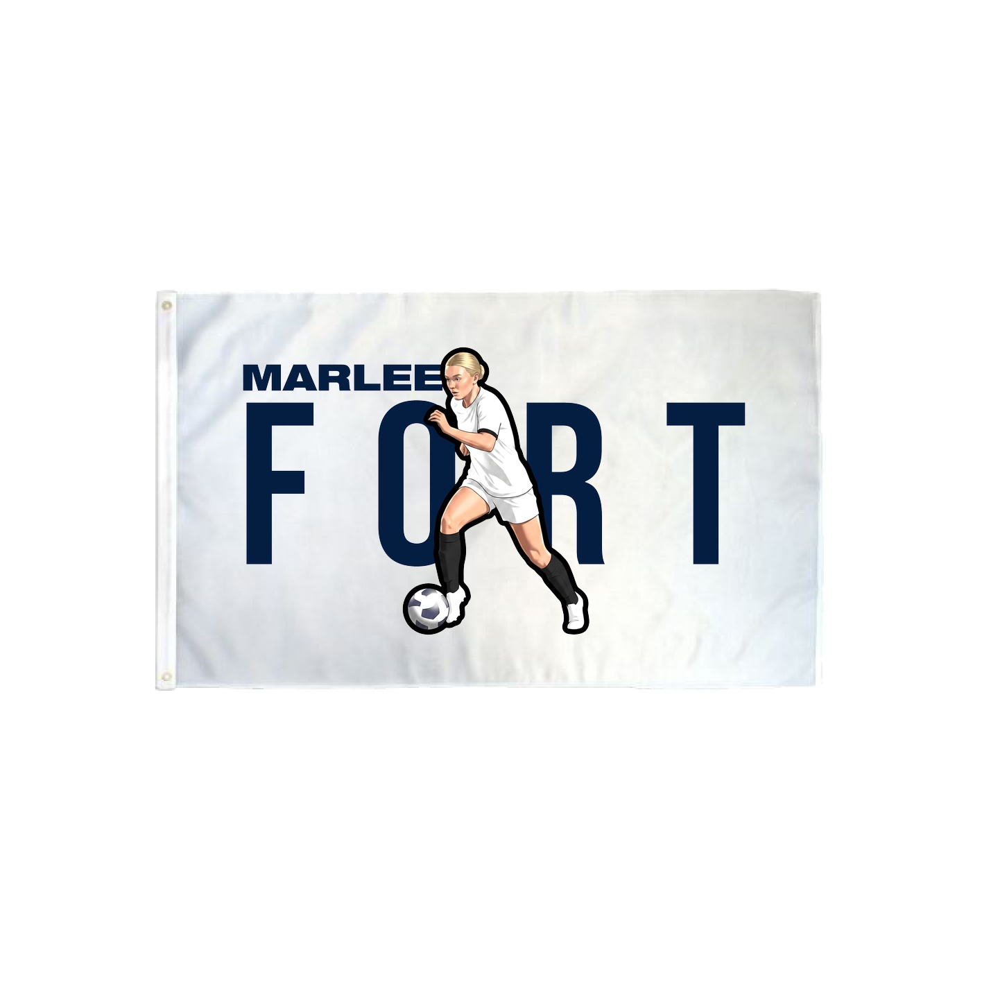 3x5 Flag — Player Name in Classic