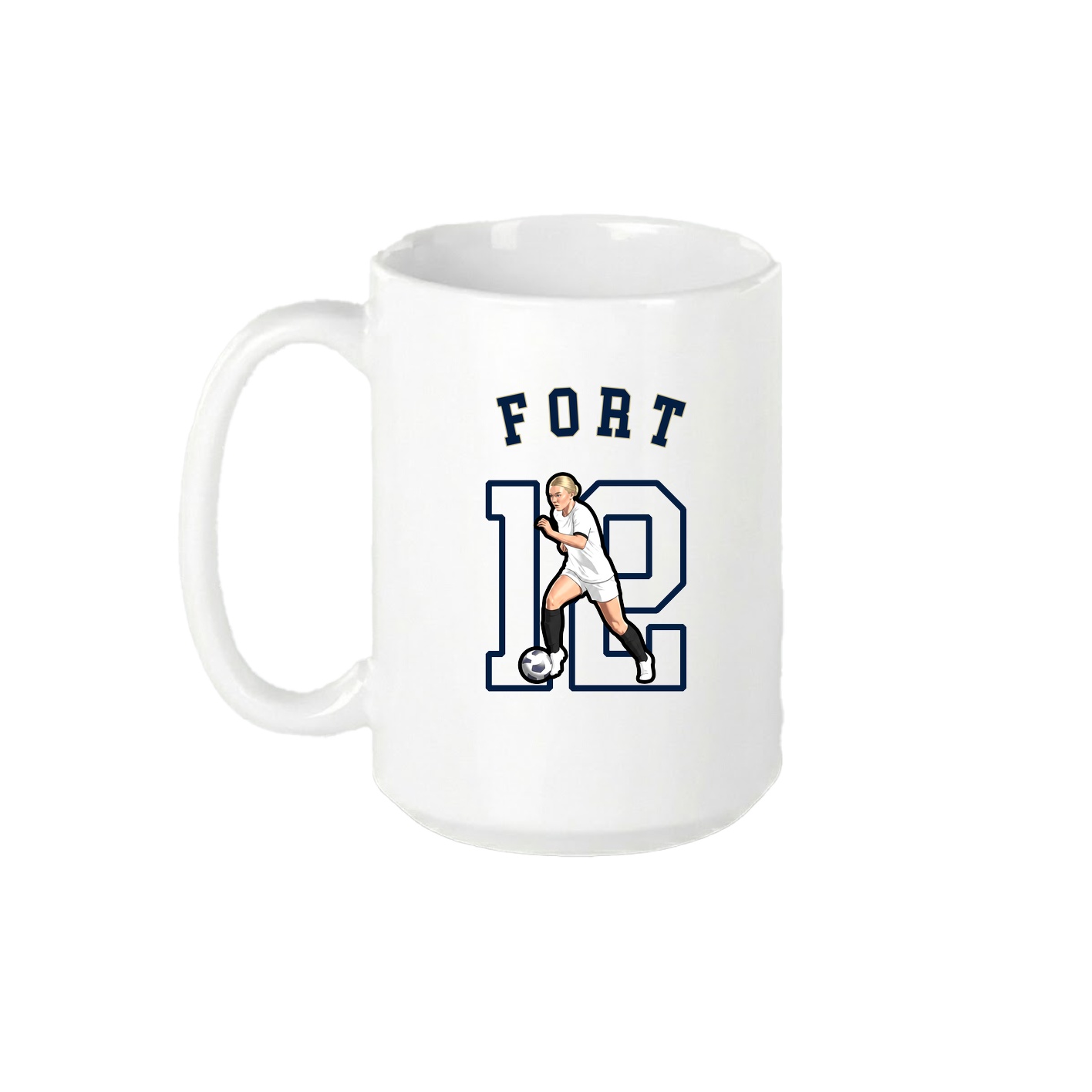 15oz Coffee Mug — Shirsey Arch in White