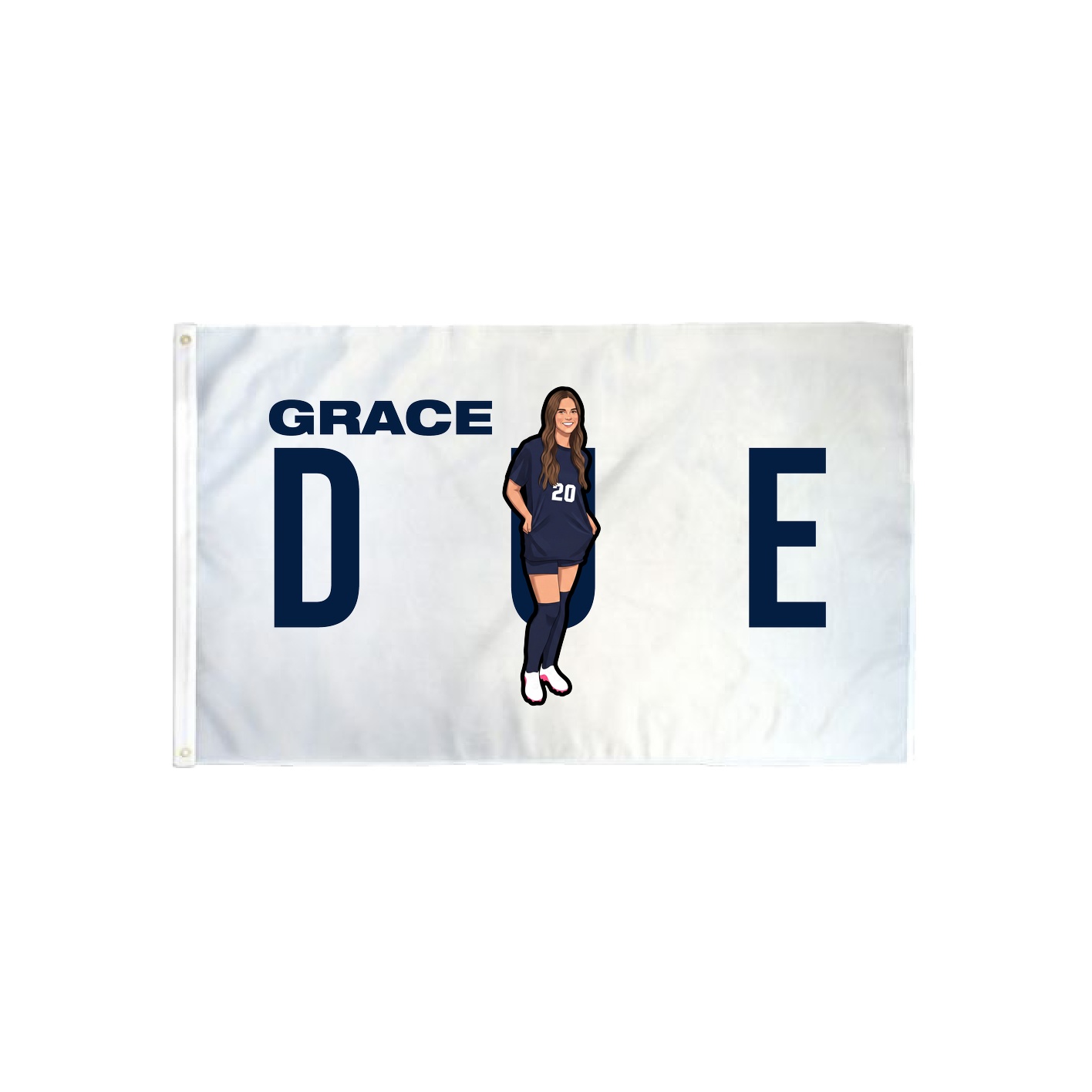 3x5 Flag — Player Name in Classic