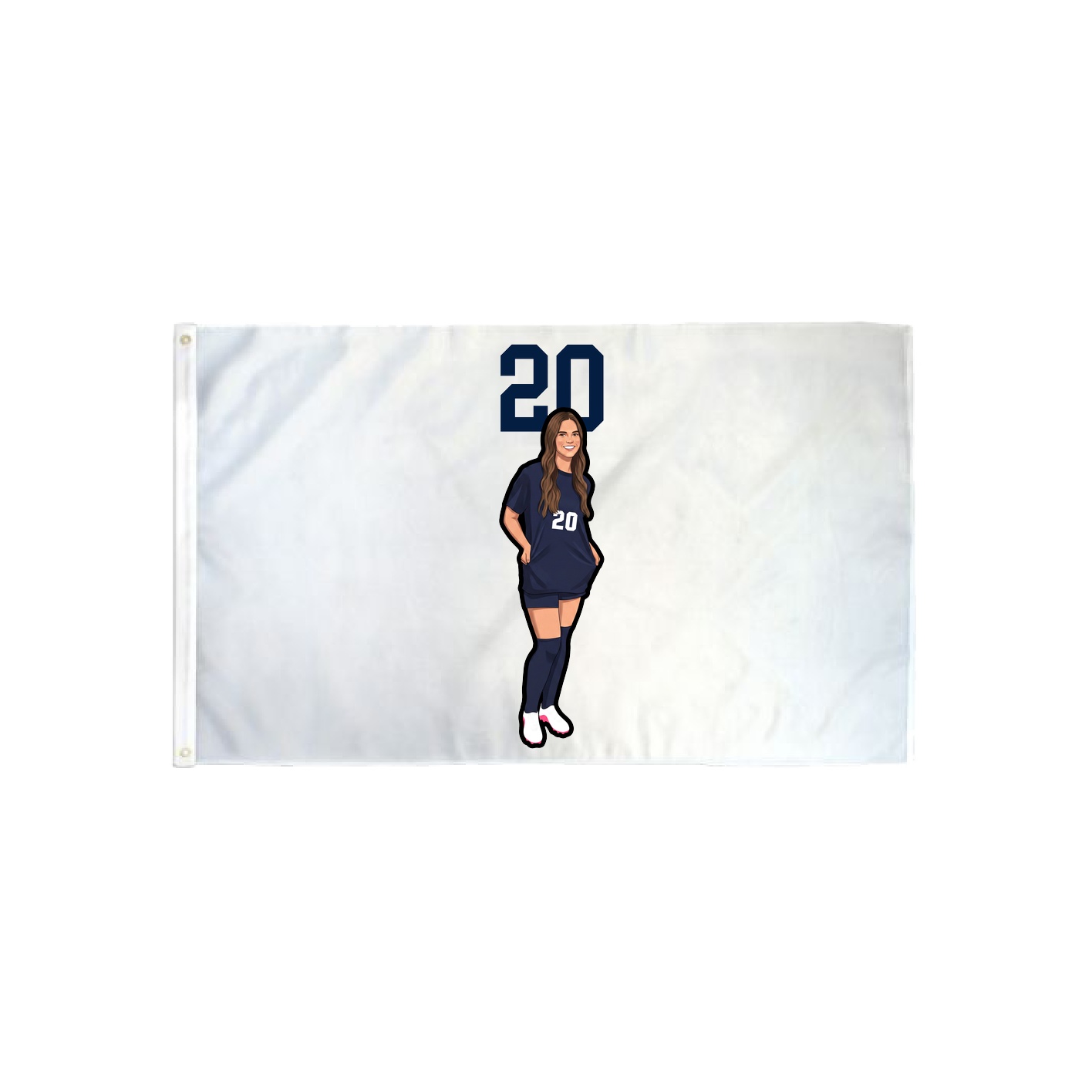 3x5 Flag — Number Top in Classic