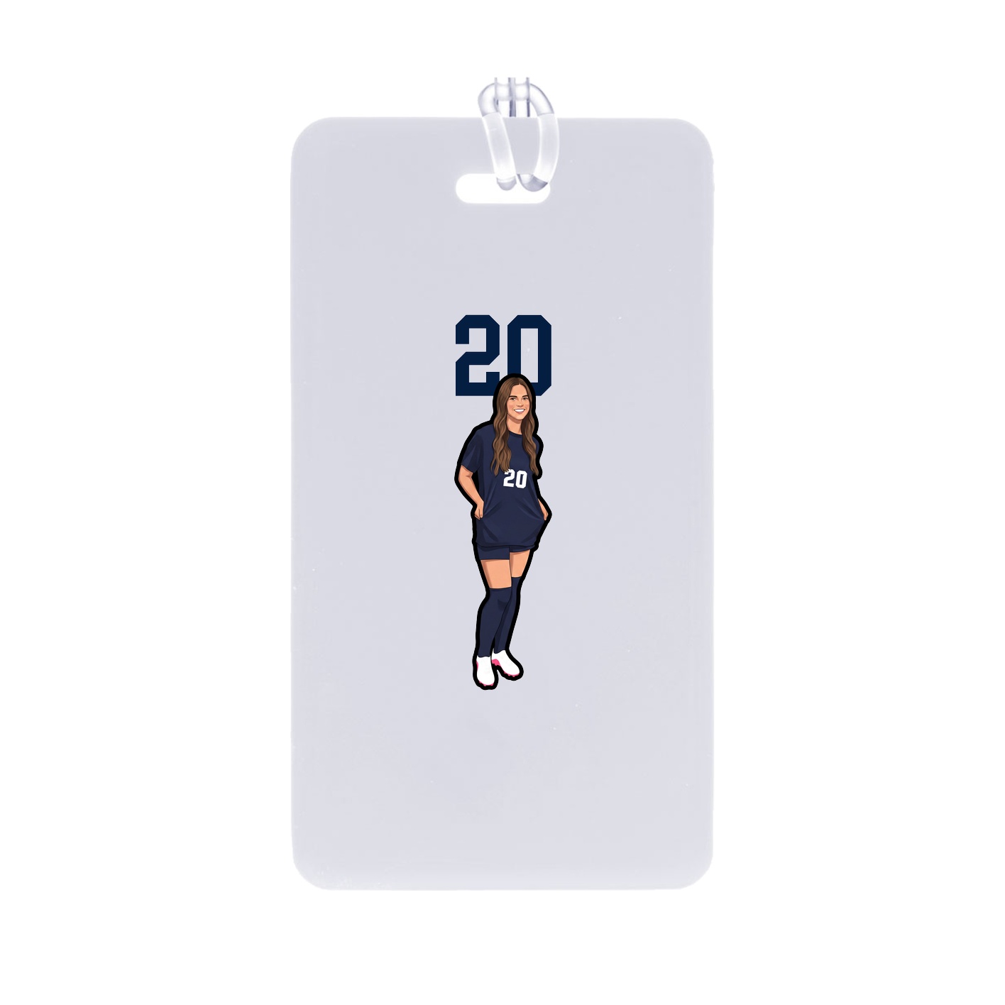 Bag Tag — Number Top in Classic