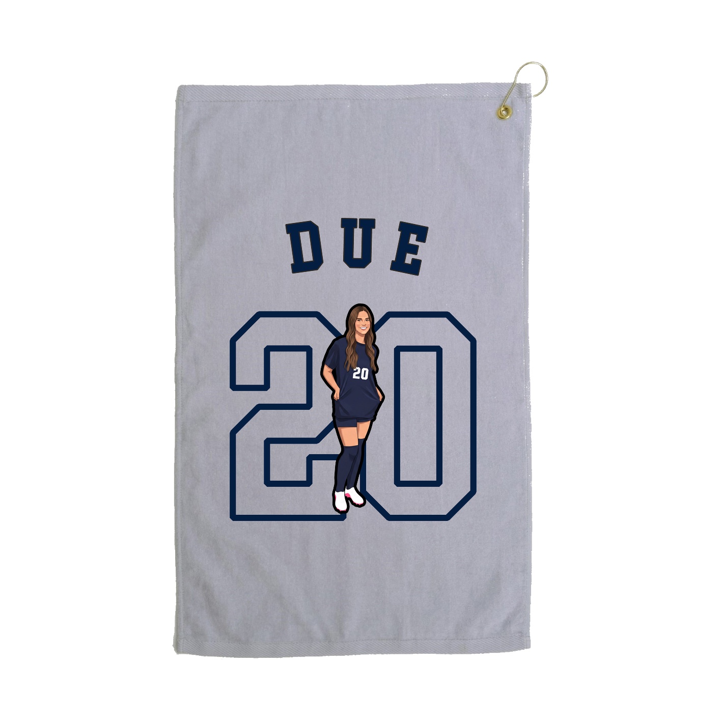 Golf Towel — Shirsey Arch in Grey