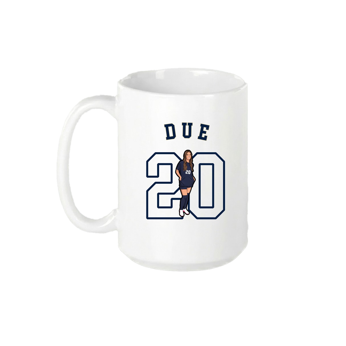 15oz Coffee Mug — Shirsey Arch in White