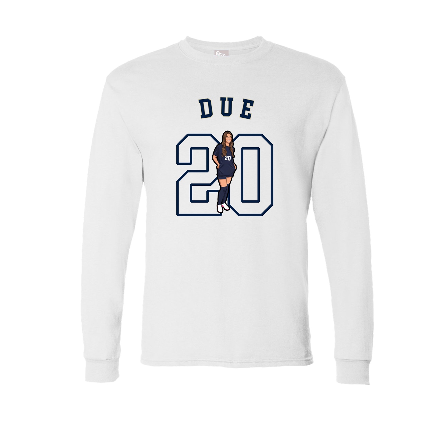 Long Sleeve Tee — Shirsey Arch in White
