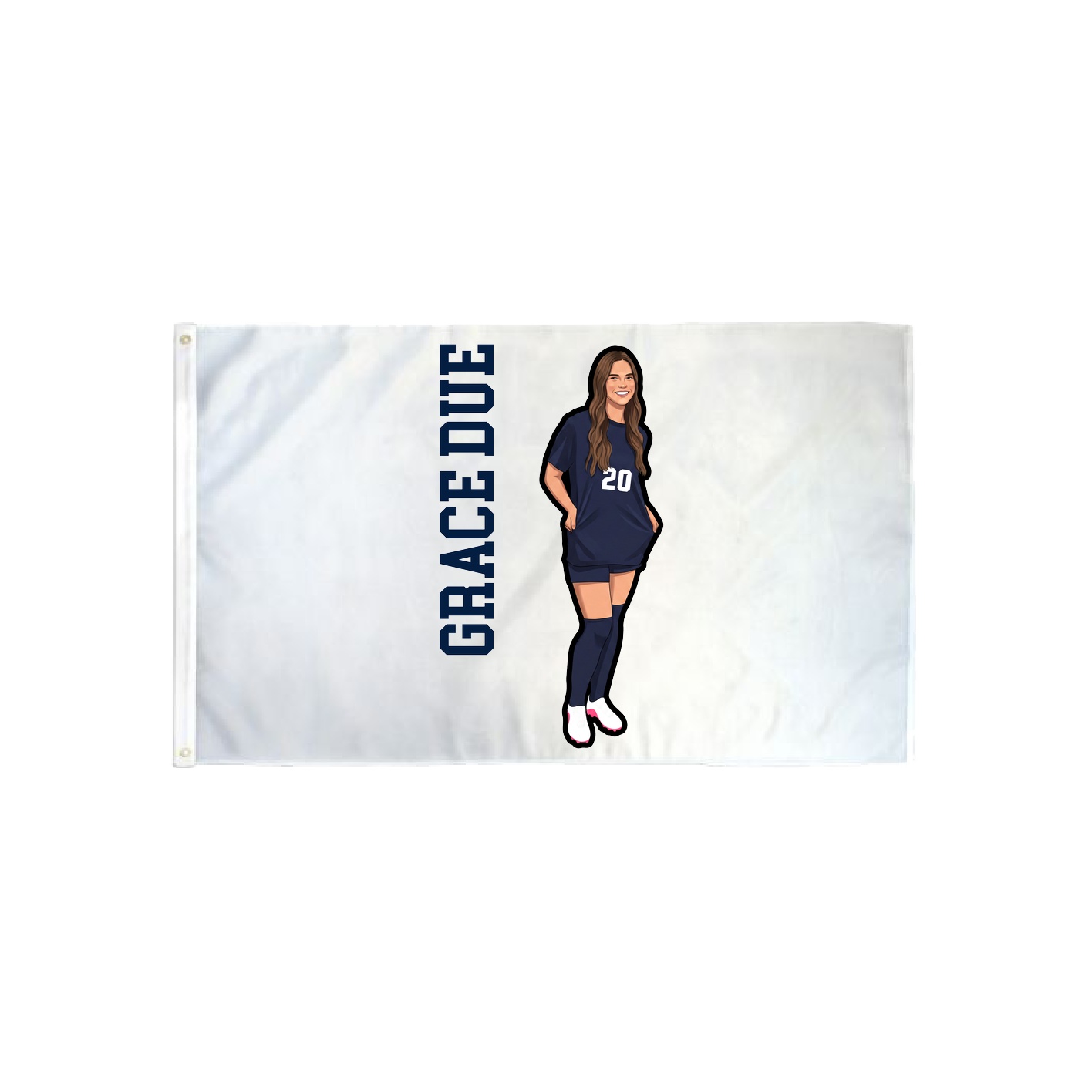 3x5 Flag — Name Vertical in Classic
