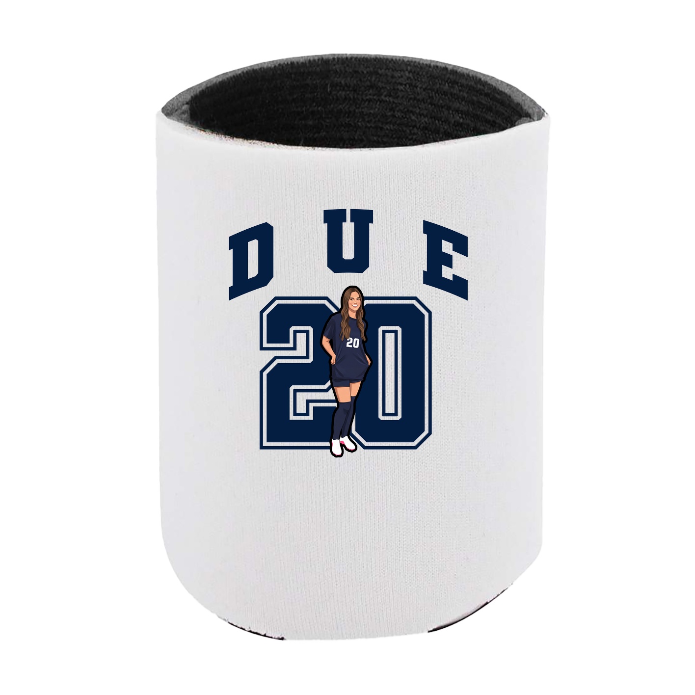 Can Holder — Number in White