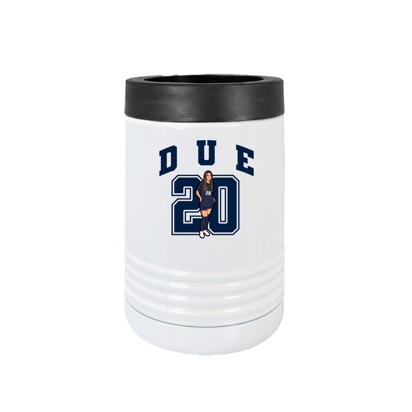 Beverage Holder — Number in White