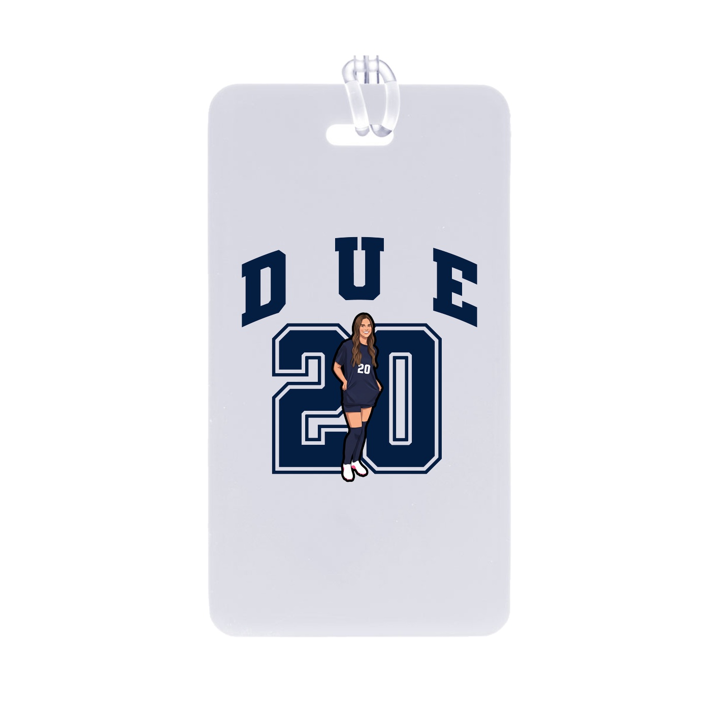 Bag Tag — Number in Classic