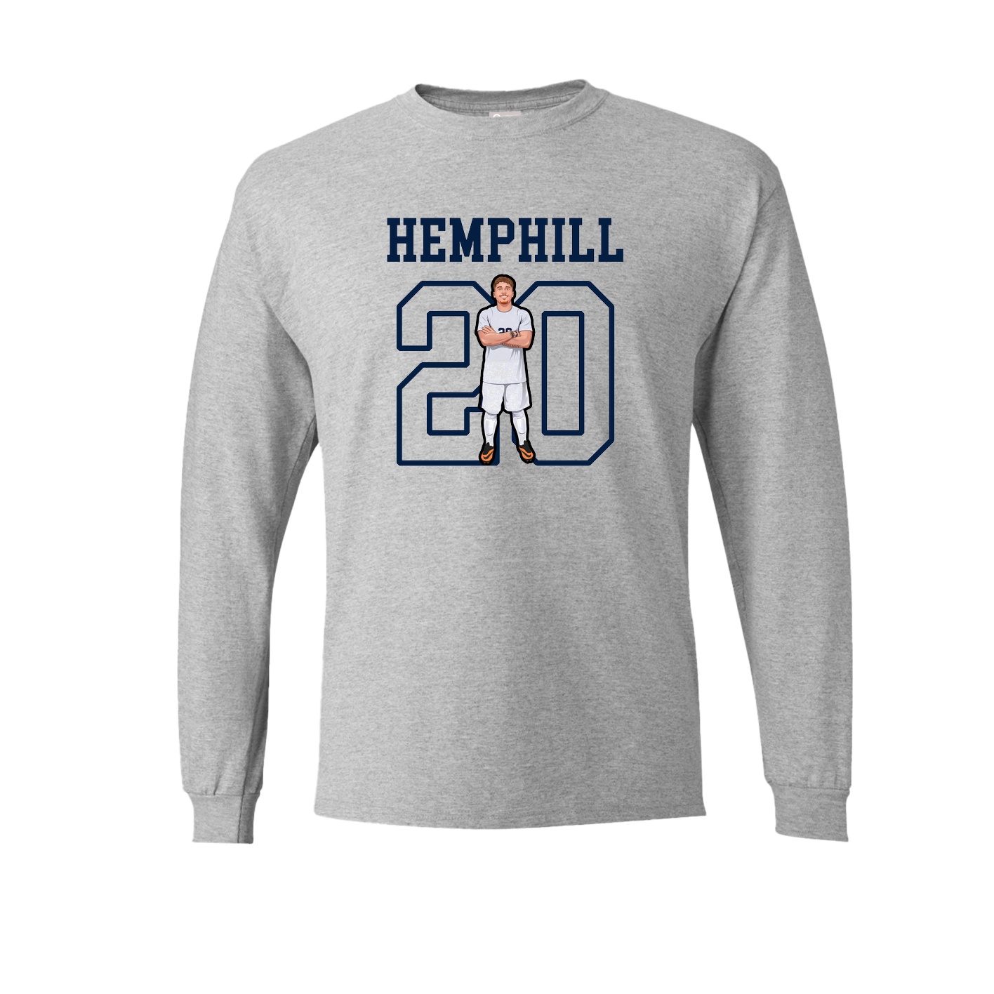 Long Sleeve Tee — Shirsey in Grey