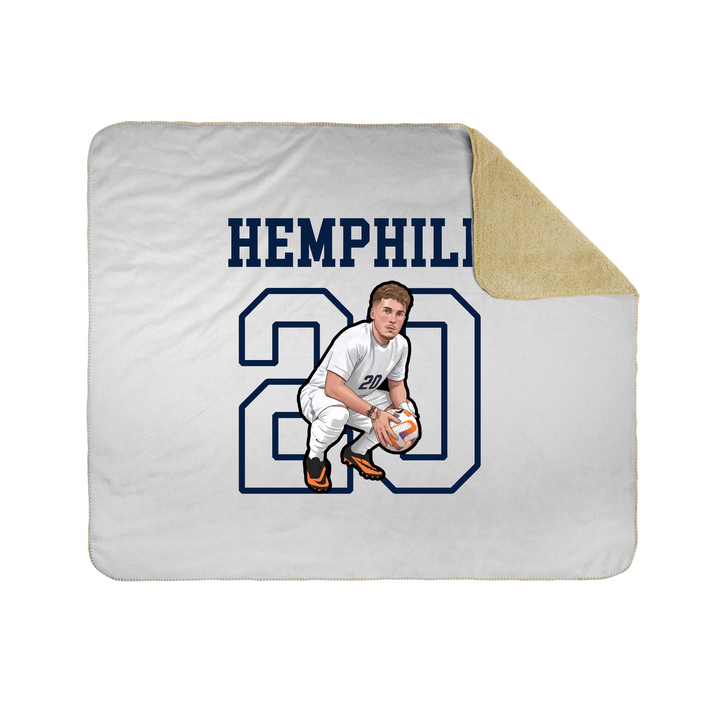 Throw Blanket — Shirsey in White