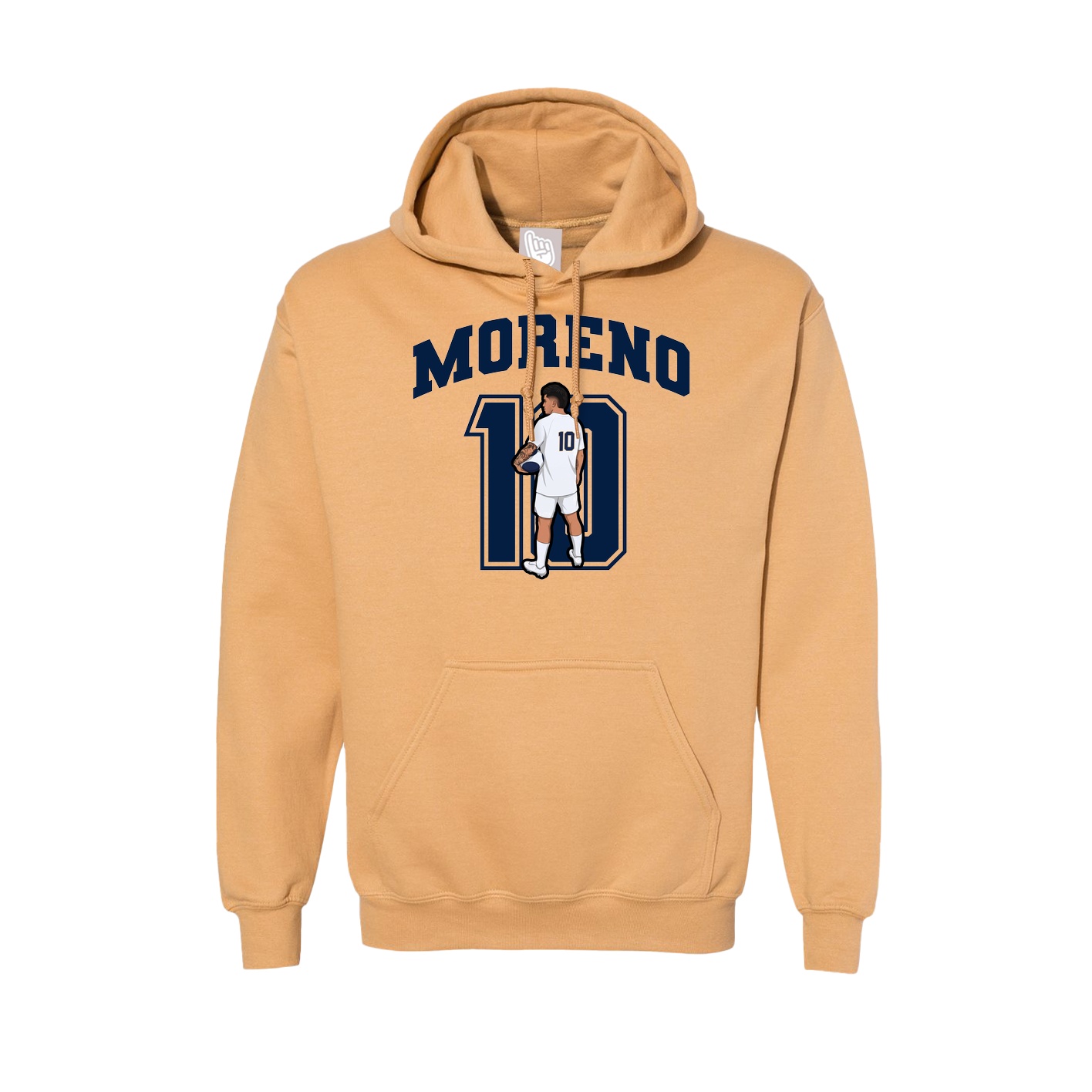 Hoodie — Number in Vegas Gold