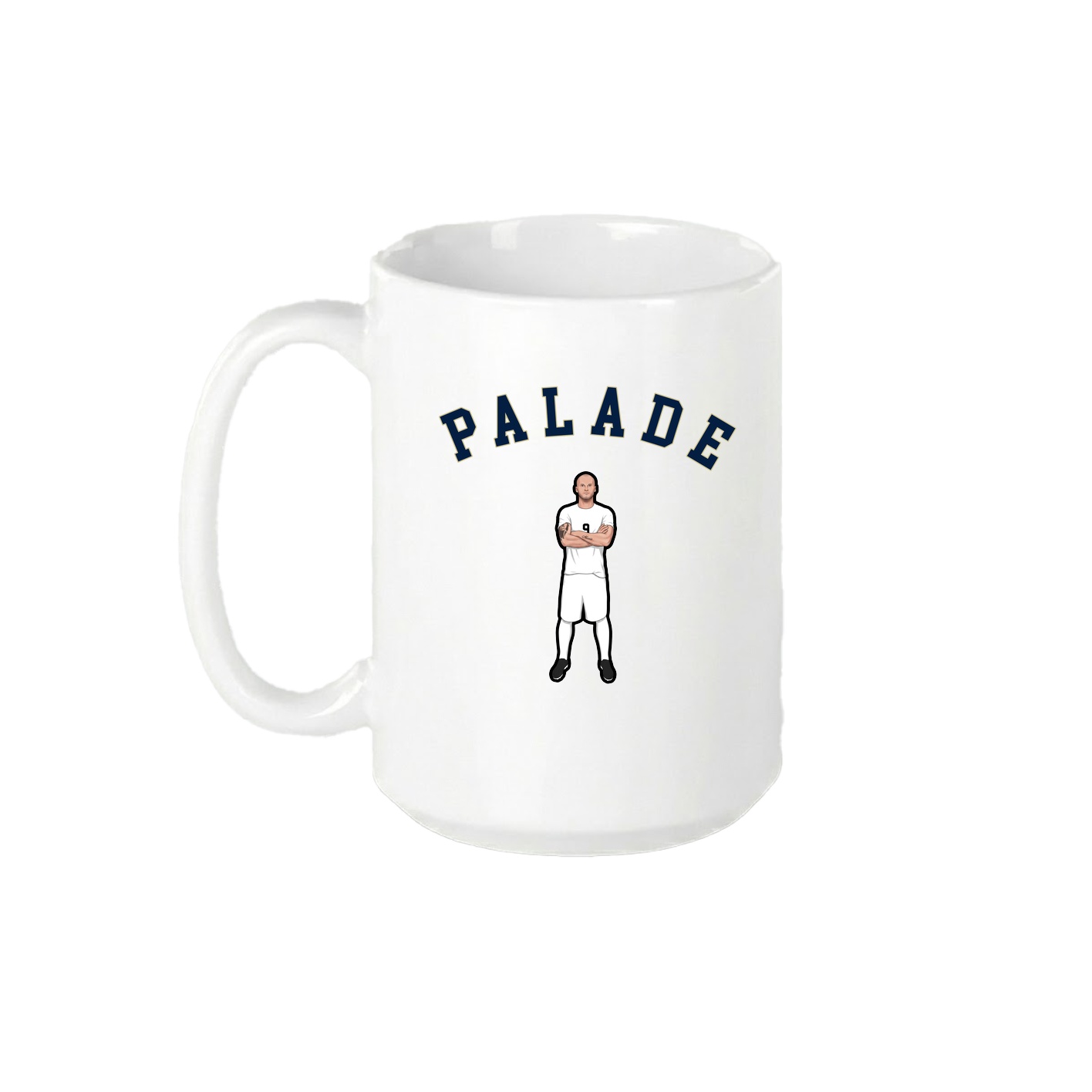15oz Coffee Mug — Shirsey Arch in White