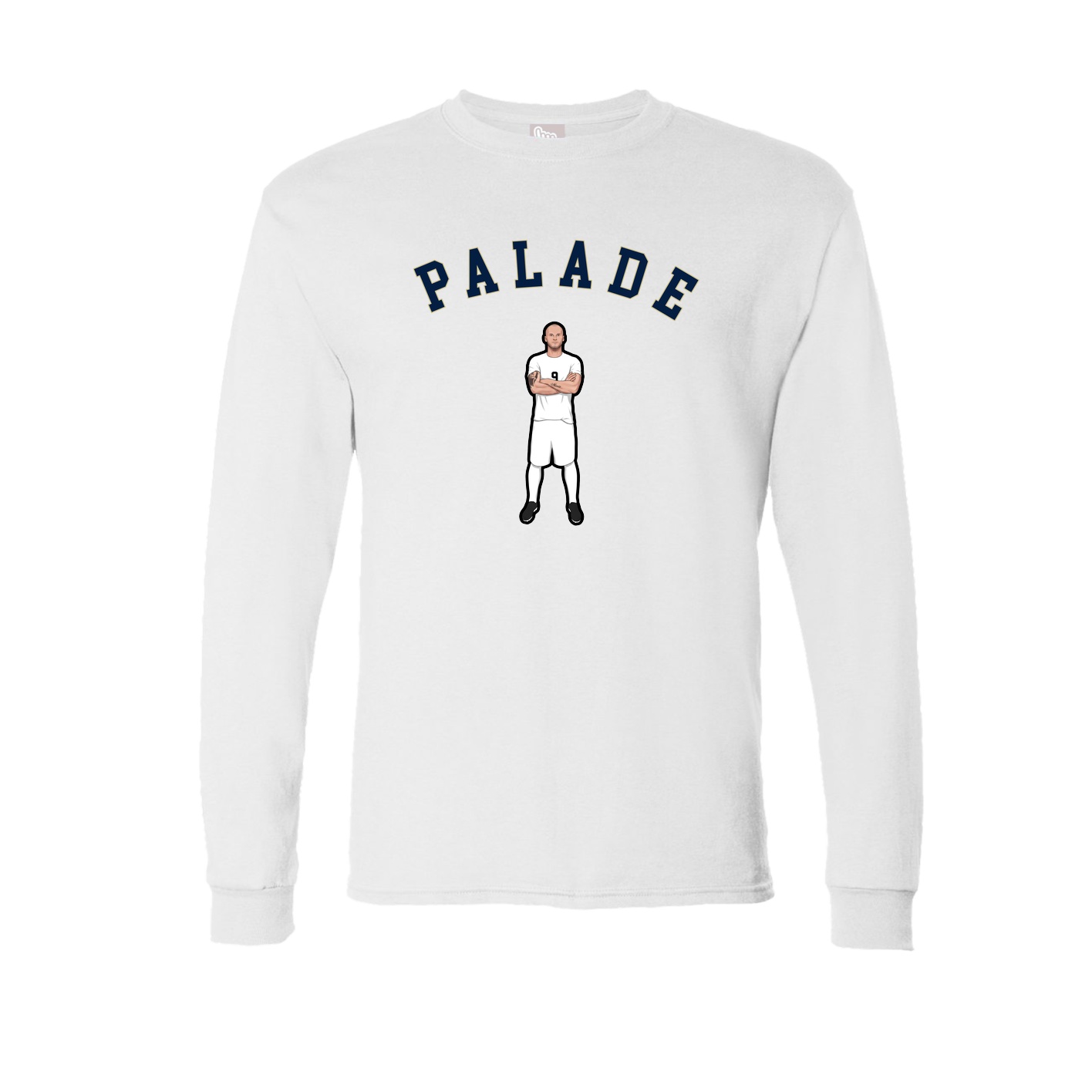 Long Sleeve Tee — Shirsey Arch in White