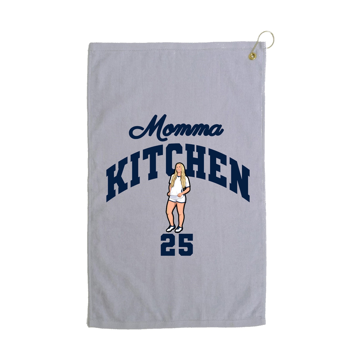 Golf Towel — Mothers Day Arch in Grey